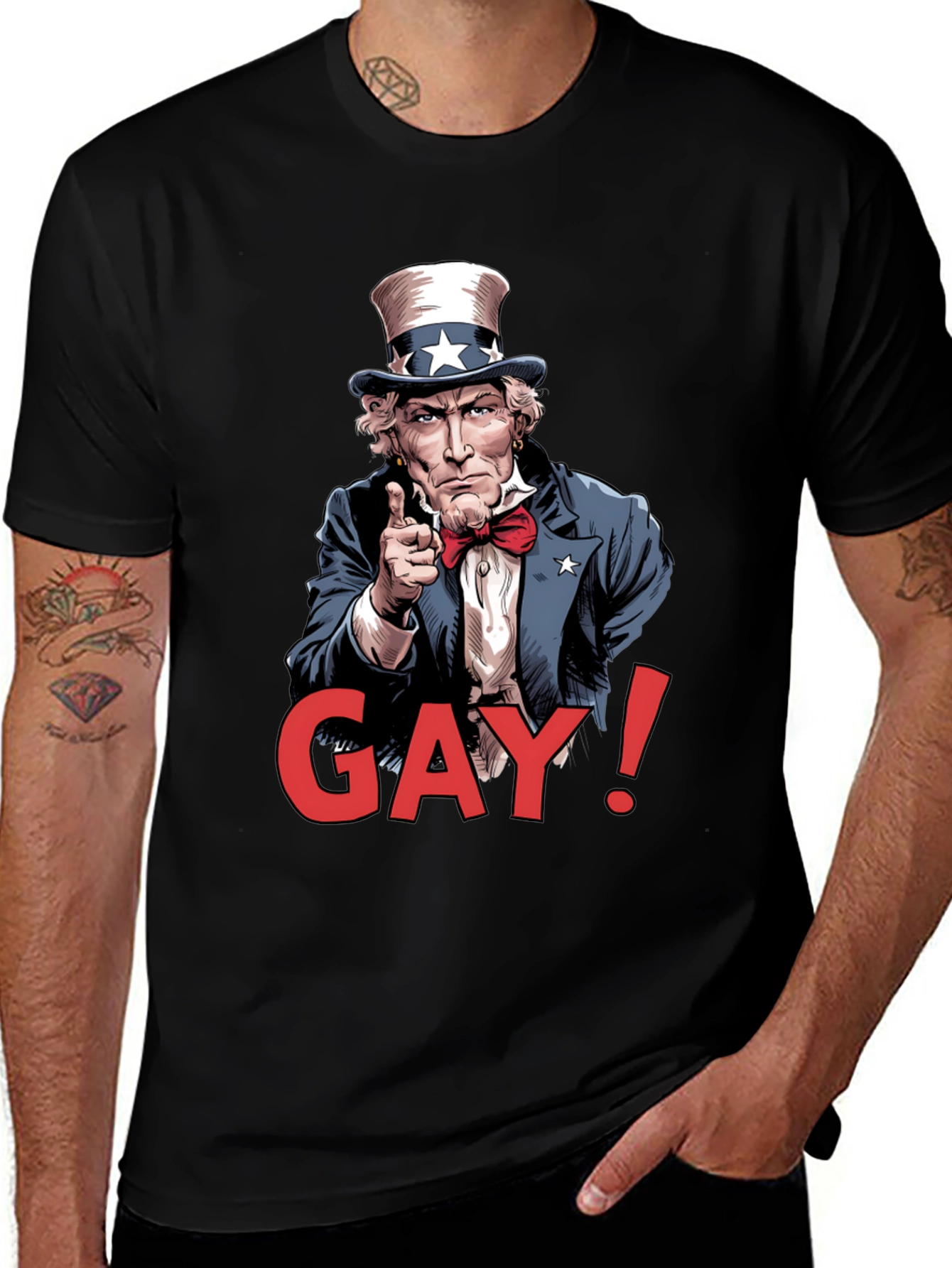 Uncle Sam Gay! T-Shirt