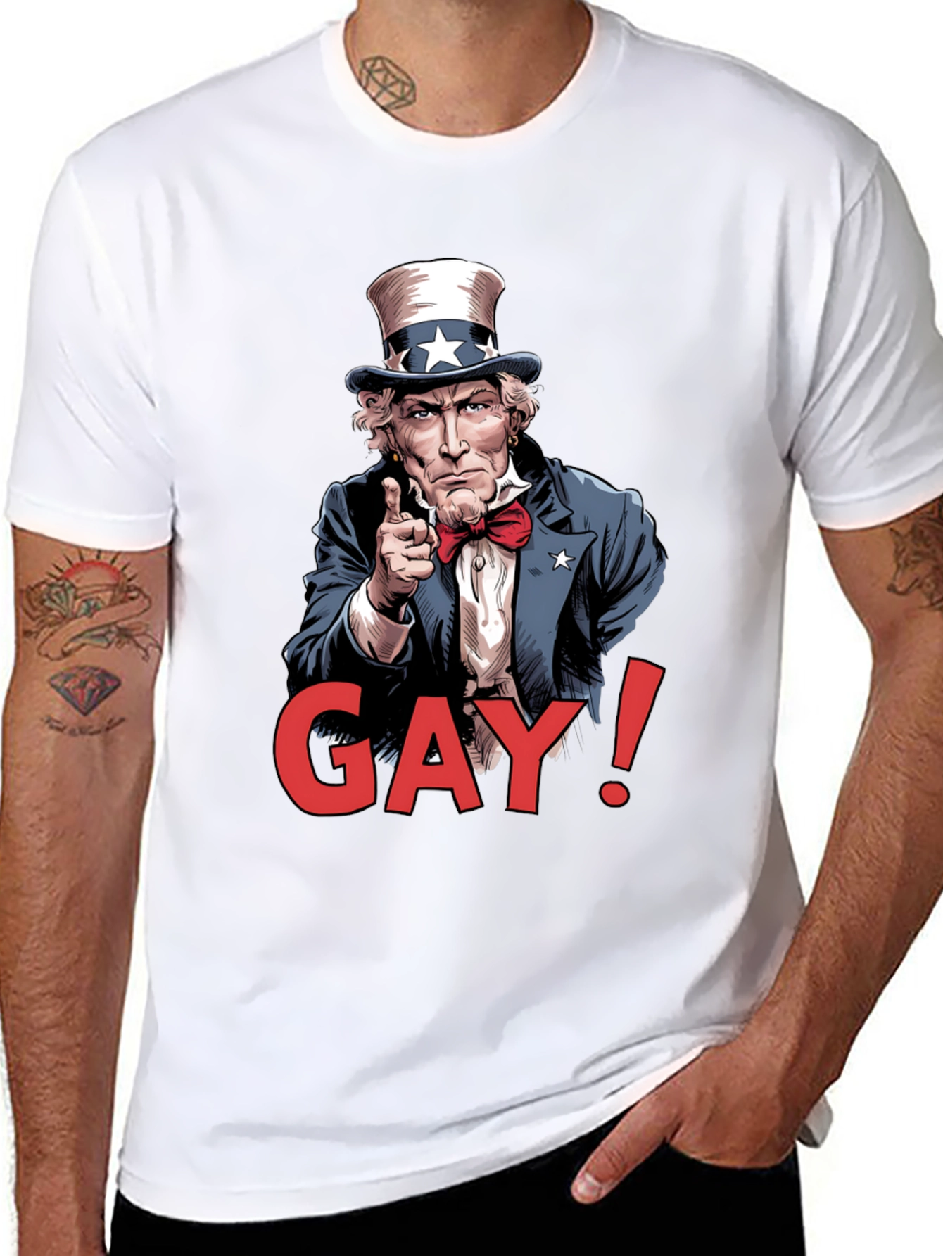 Uncle Sam Gay! T-Shirt