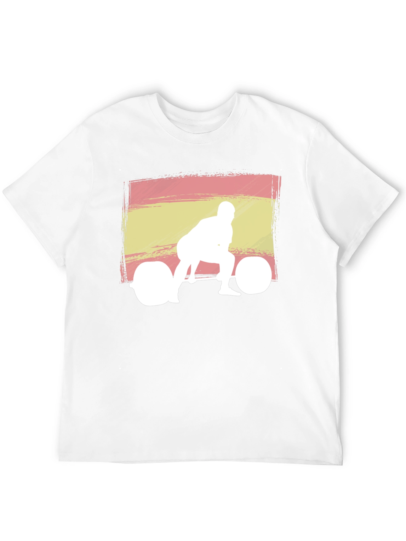 Spanish Flag Weightlifter Graphic Tee