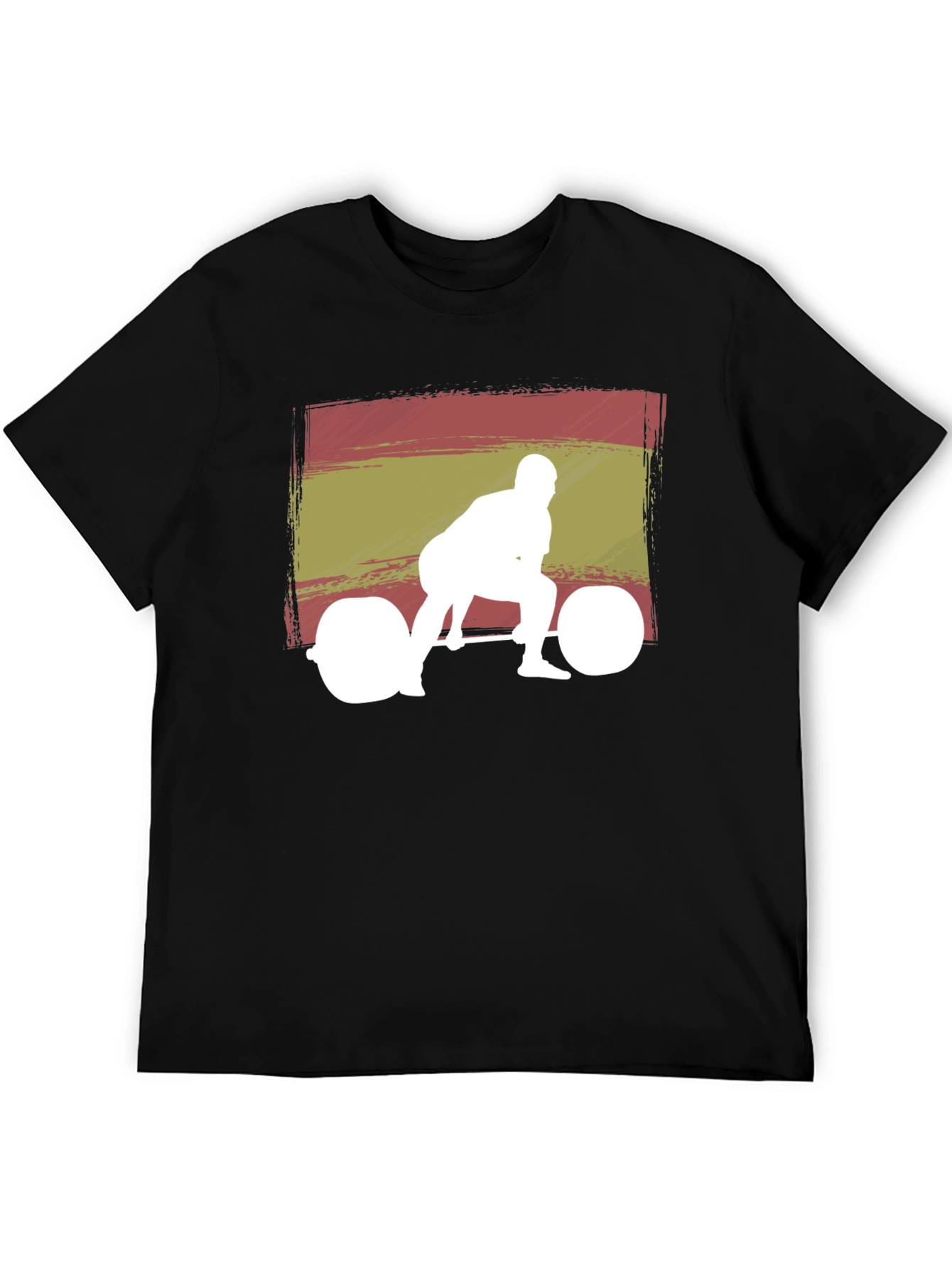 Spanish Flag Weightlifter Graphic Tee