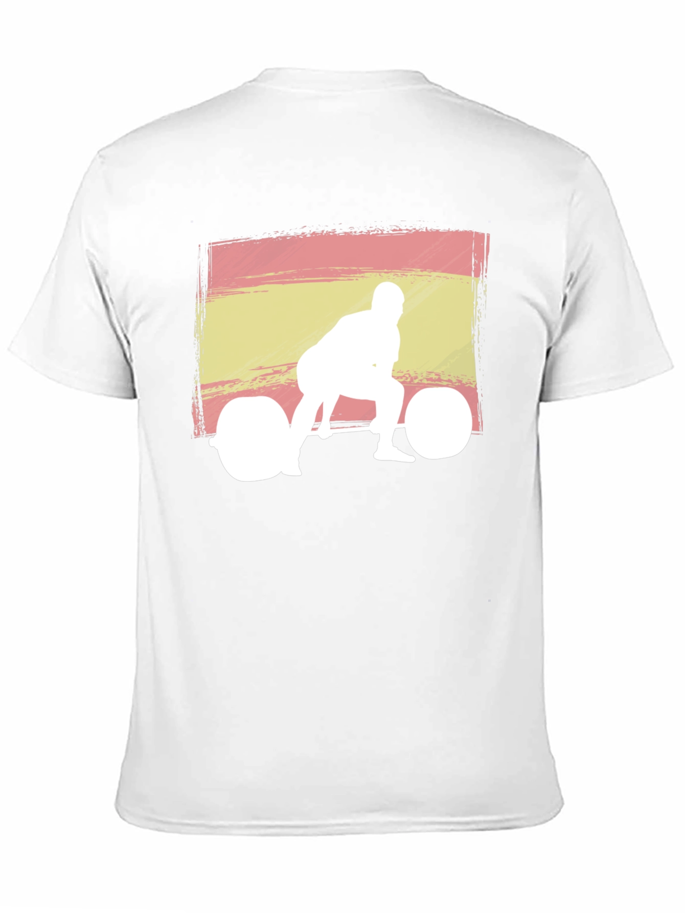 Spanish Flag Weightlifter Graphic Tee