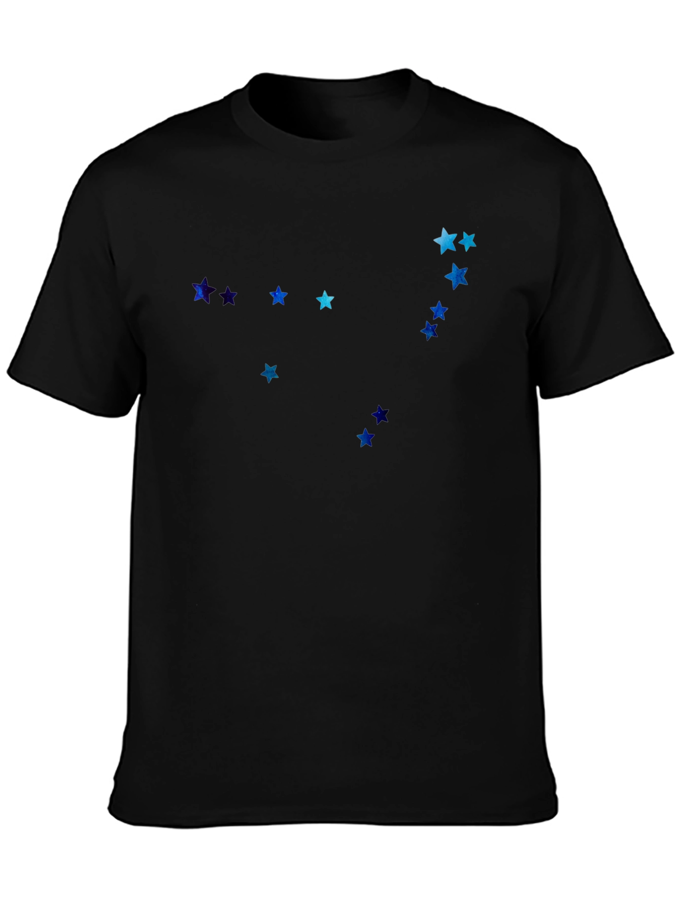 Star Constellation Graphic Tee - Black