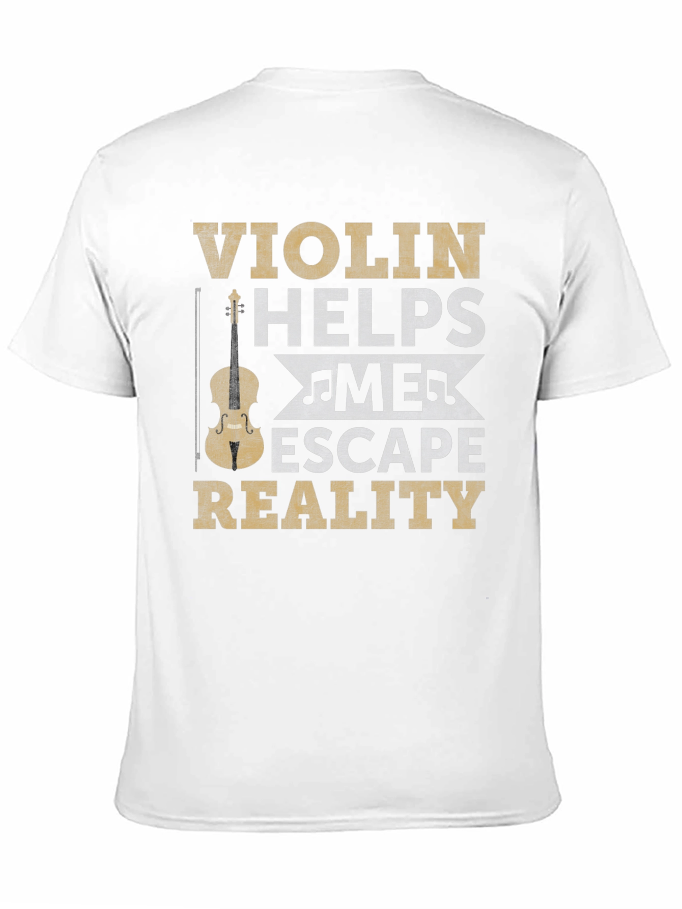 Violin Escape Reality Graphic T-Shirt