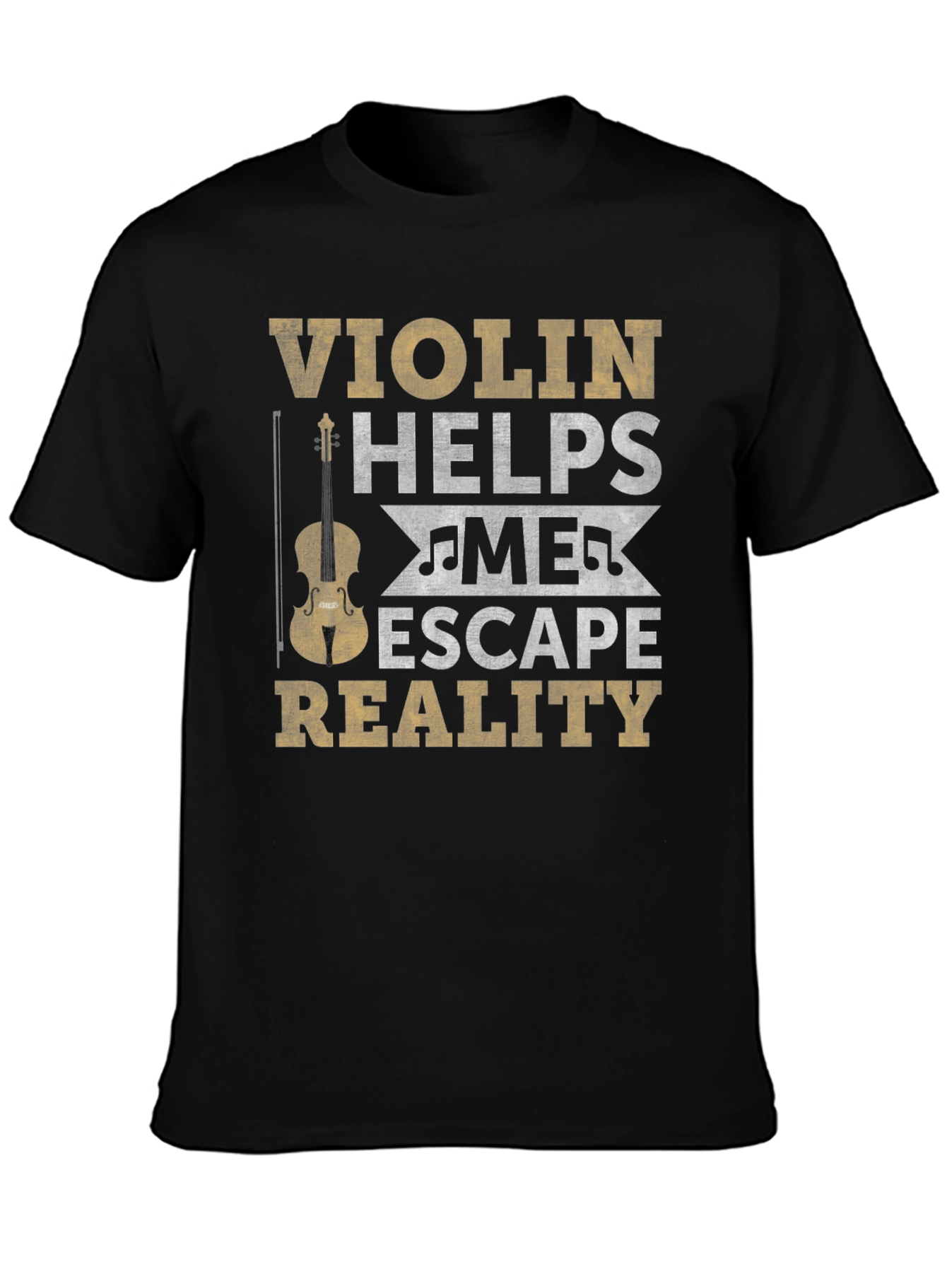 Violin Escape Reality Graphic T-Shirt