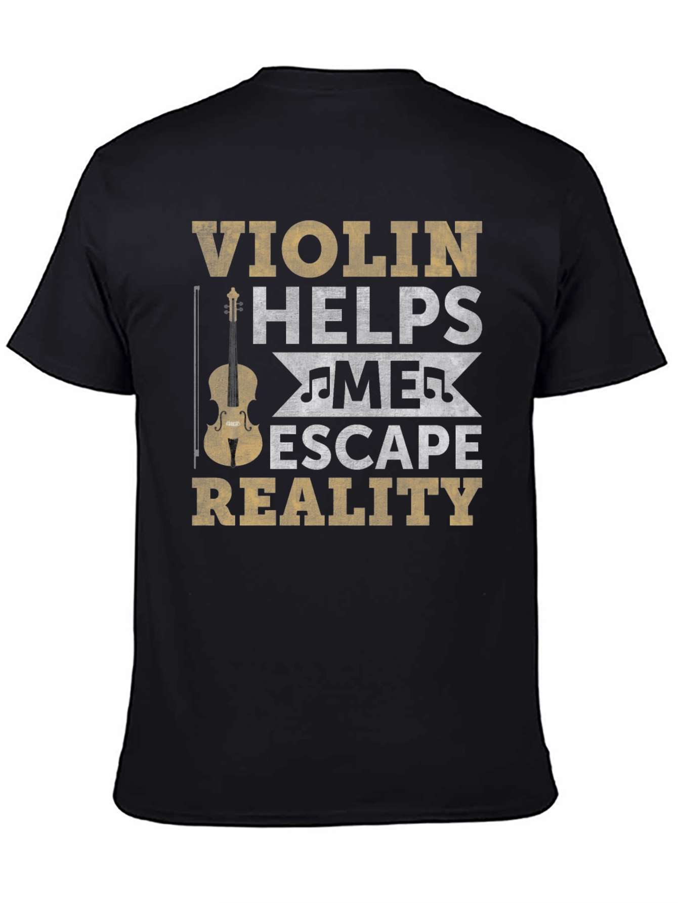 Violin Escape Reality Graphic T-Shirt