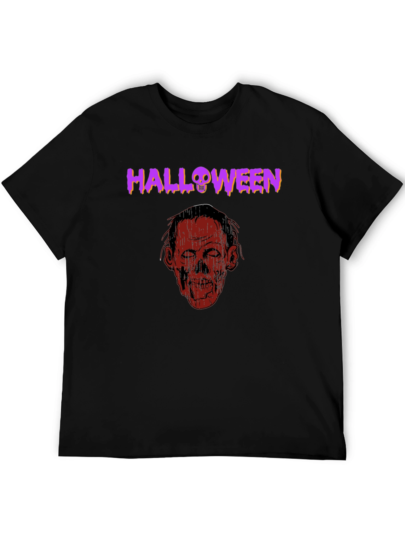 Halloween Zombie Graphic T-Shirt