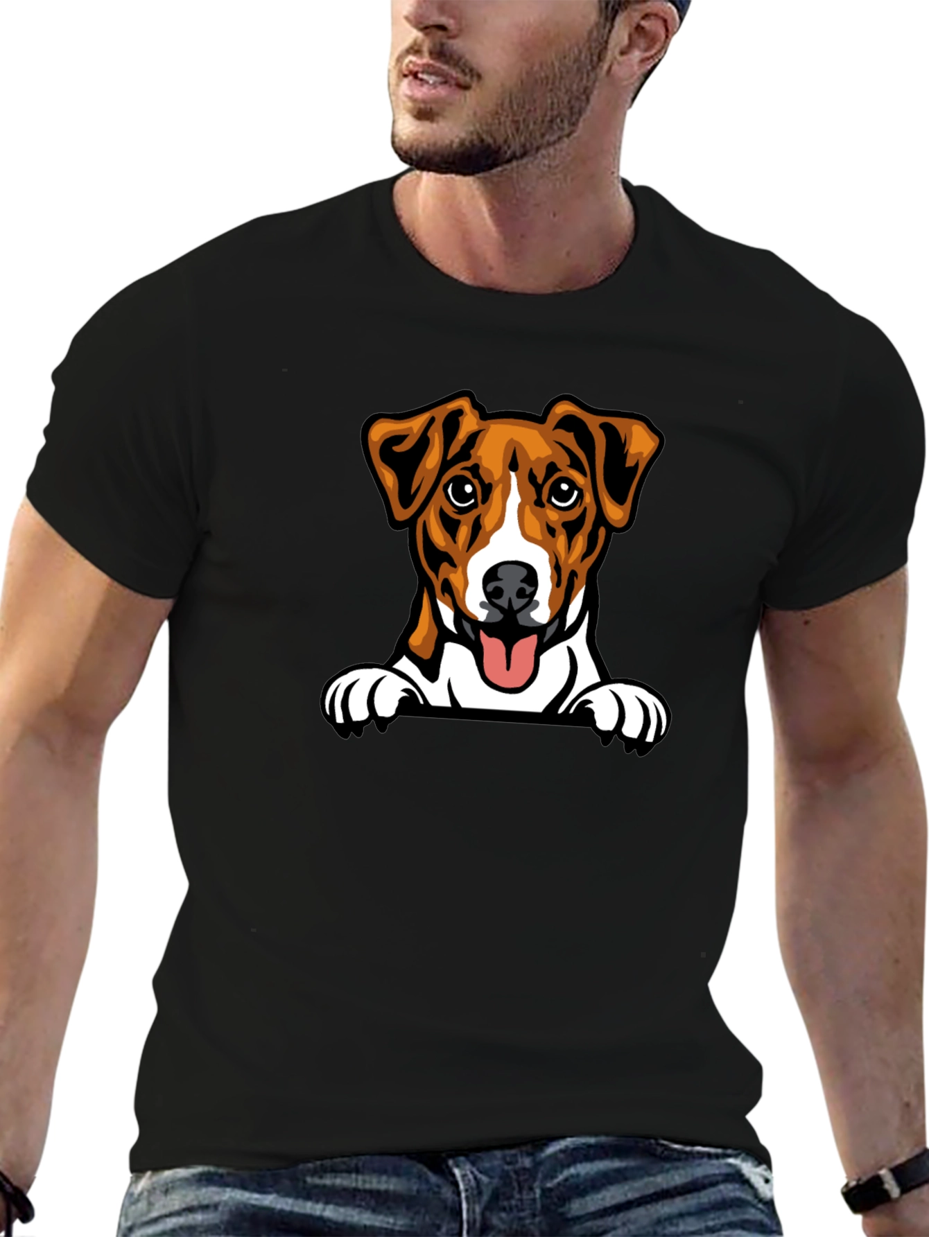 Cute Jack Russell Terrier Dog Graphic T-Shirt