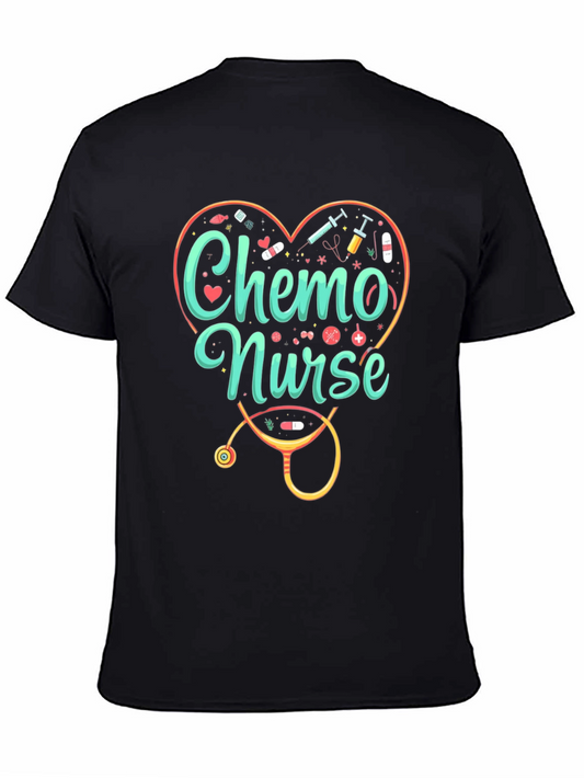 Chemo Nurse Graphic T-Shirt - Medical Profession Tee