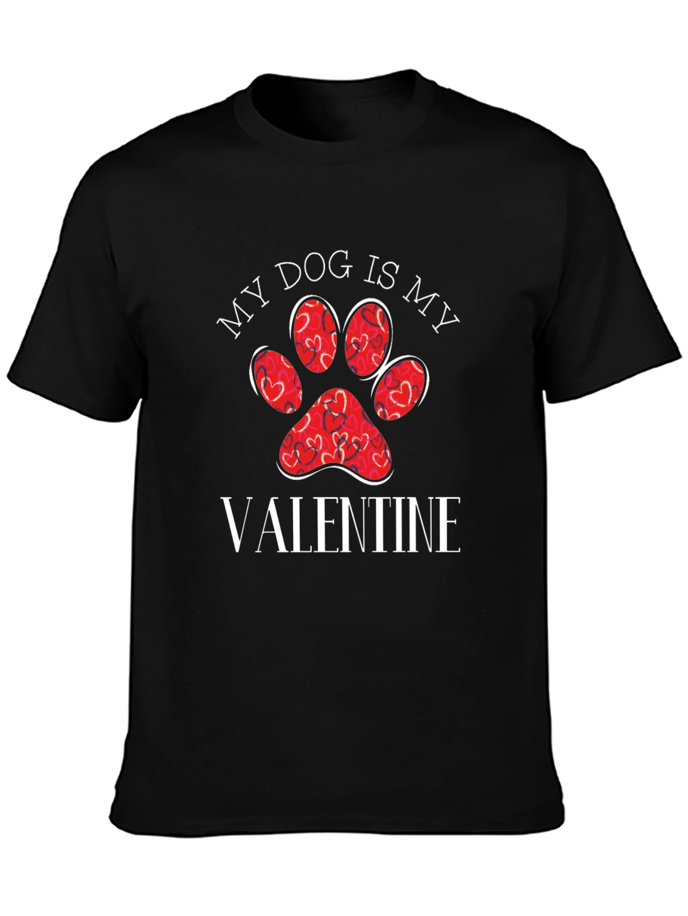 My Dog is My Valentine Graphic Tee