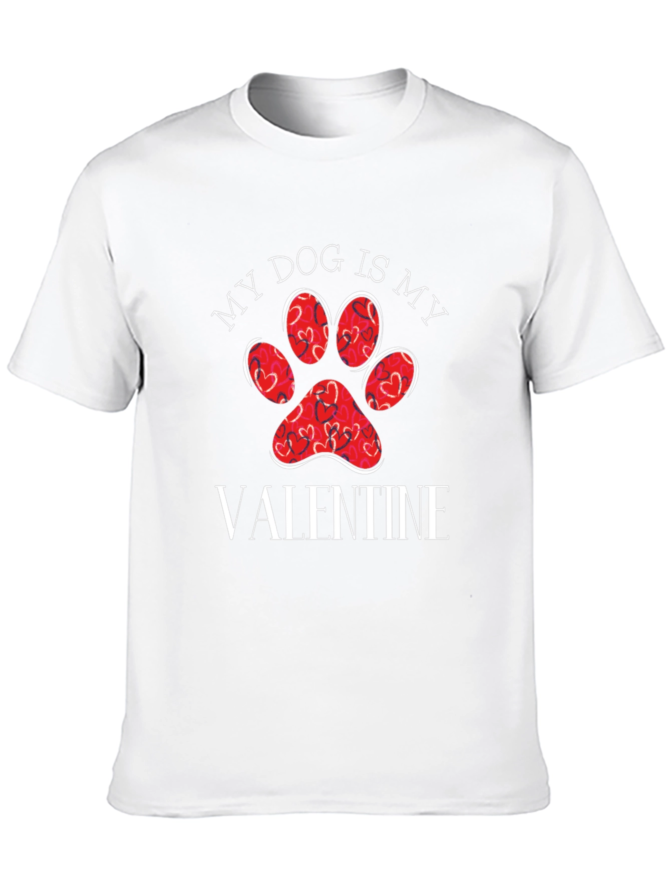 My Dog is My Valentine Graphic Tee