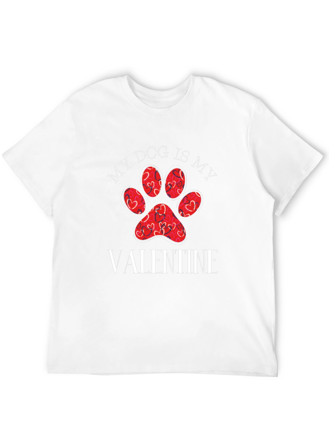 My Dog is My Valentine Graphic Tee