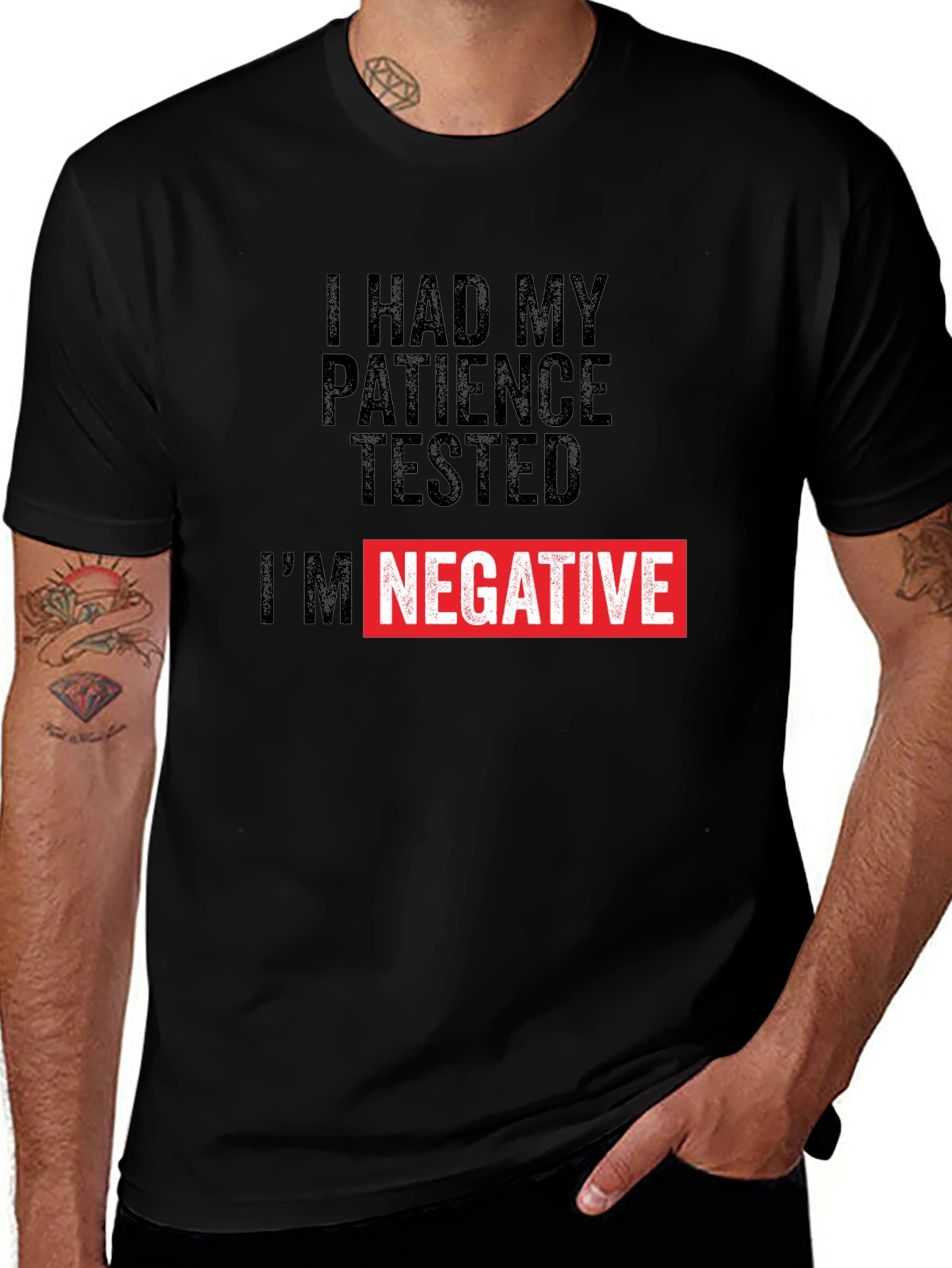 Patience Tested Im Negative T-Shirt