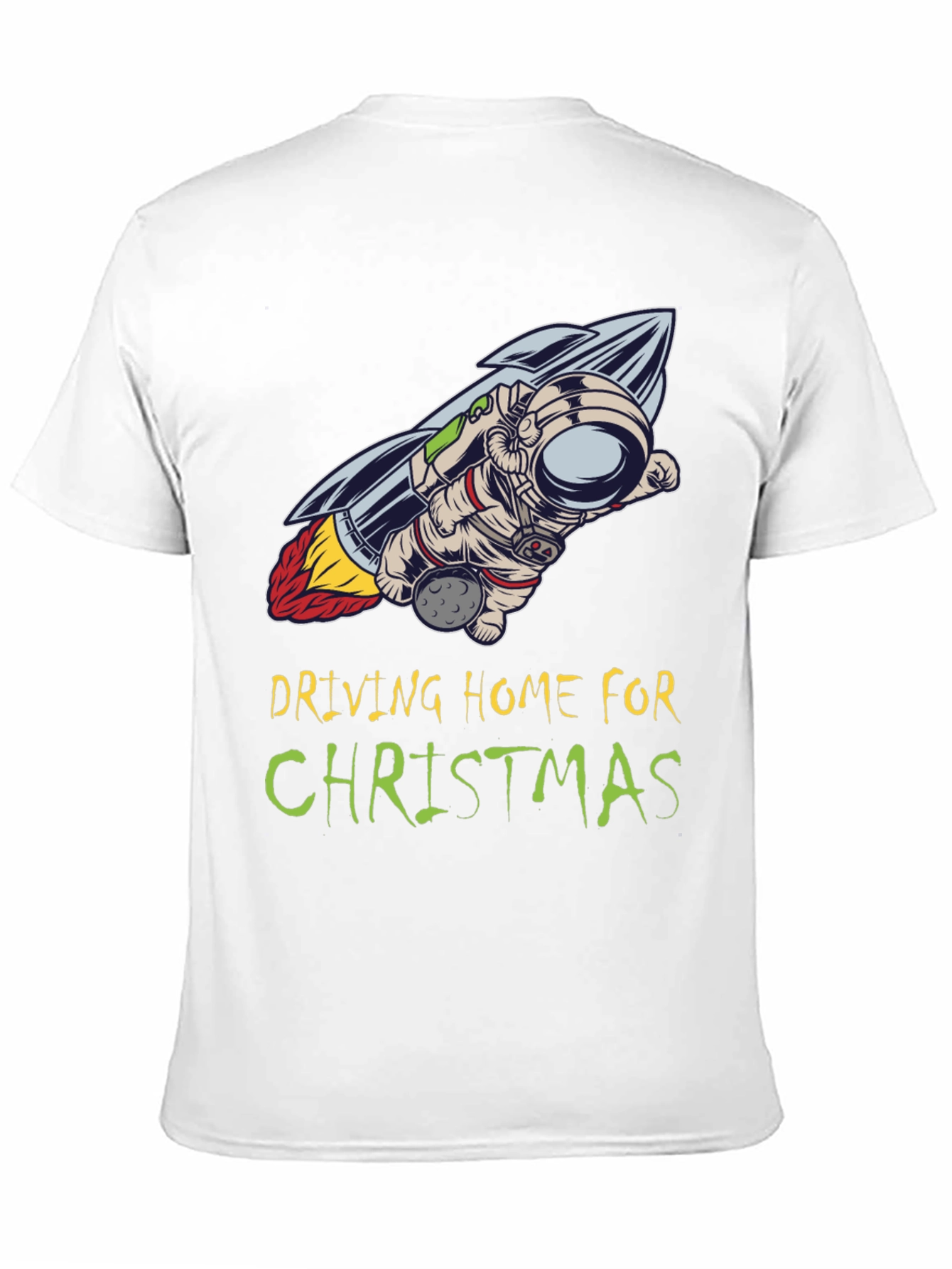 Driving Home For Christmas Astronaut T-Shirt
