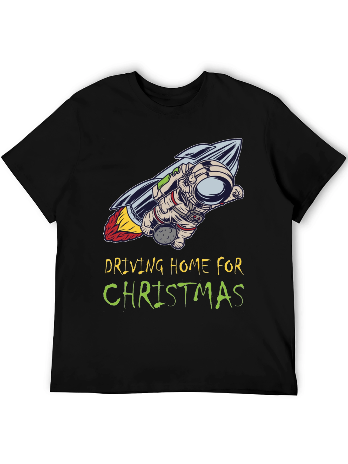Driving Home For Christmas Astronaut T-Shirt