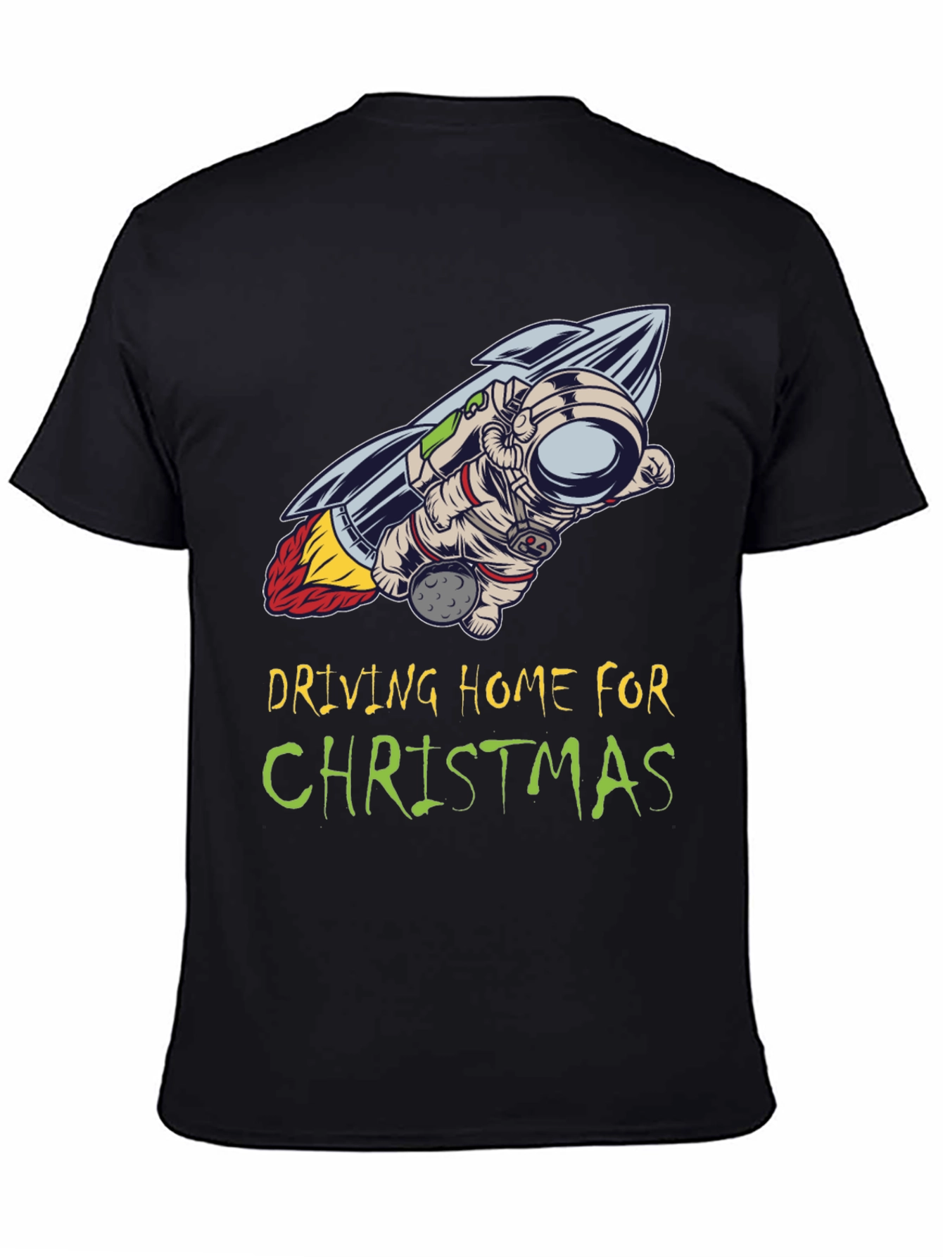 Driving Home For Christmas Astronaut T-Shirt