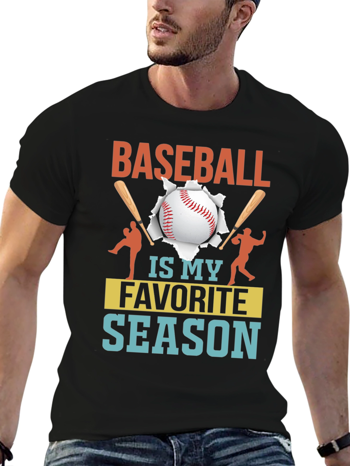 Baseball Is My Favorite Season T-Shirt