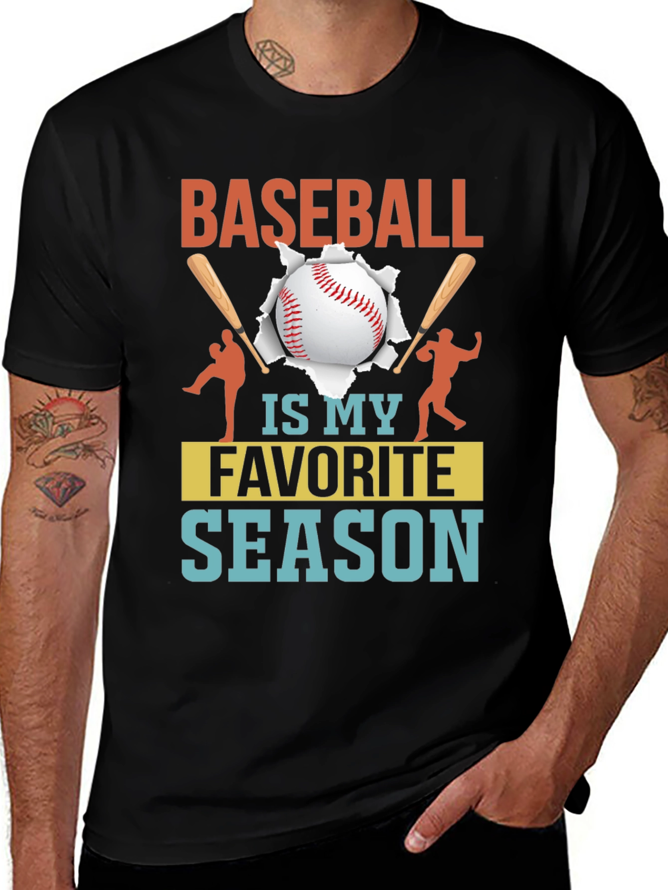 Baseball Is My Favorite Season T-Shirt