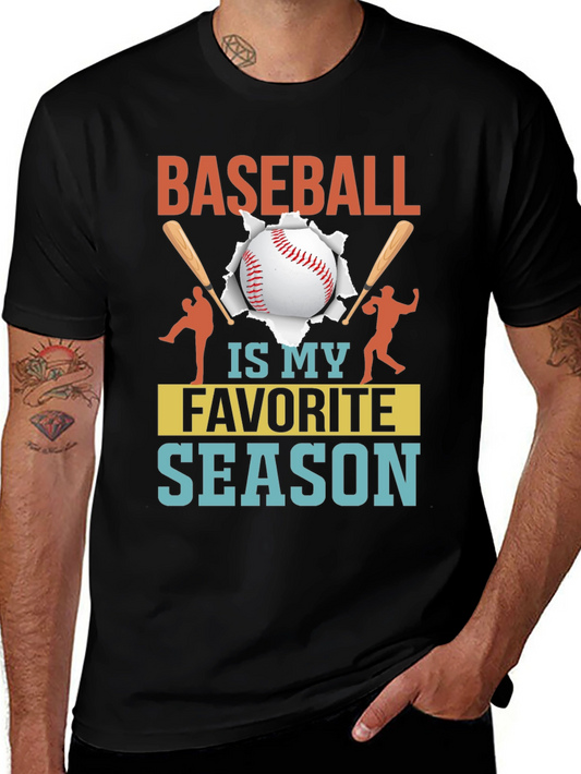Baseball Is My Favorite Season T-Shirt