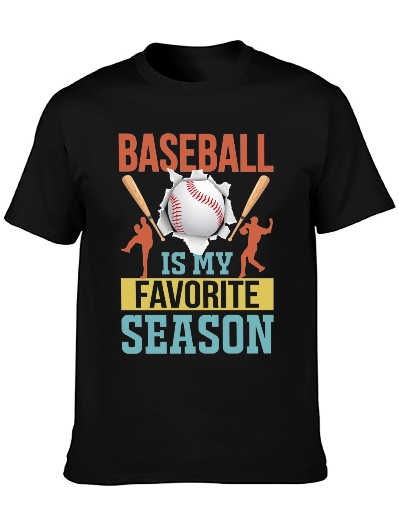 Baseball Is My Favorite Season T-Shirt