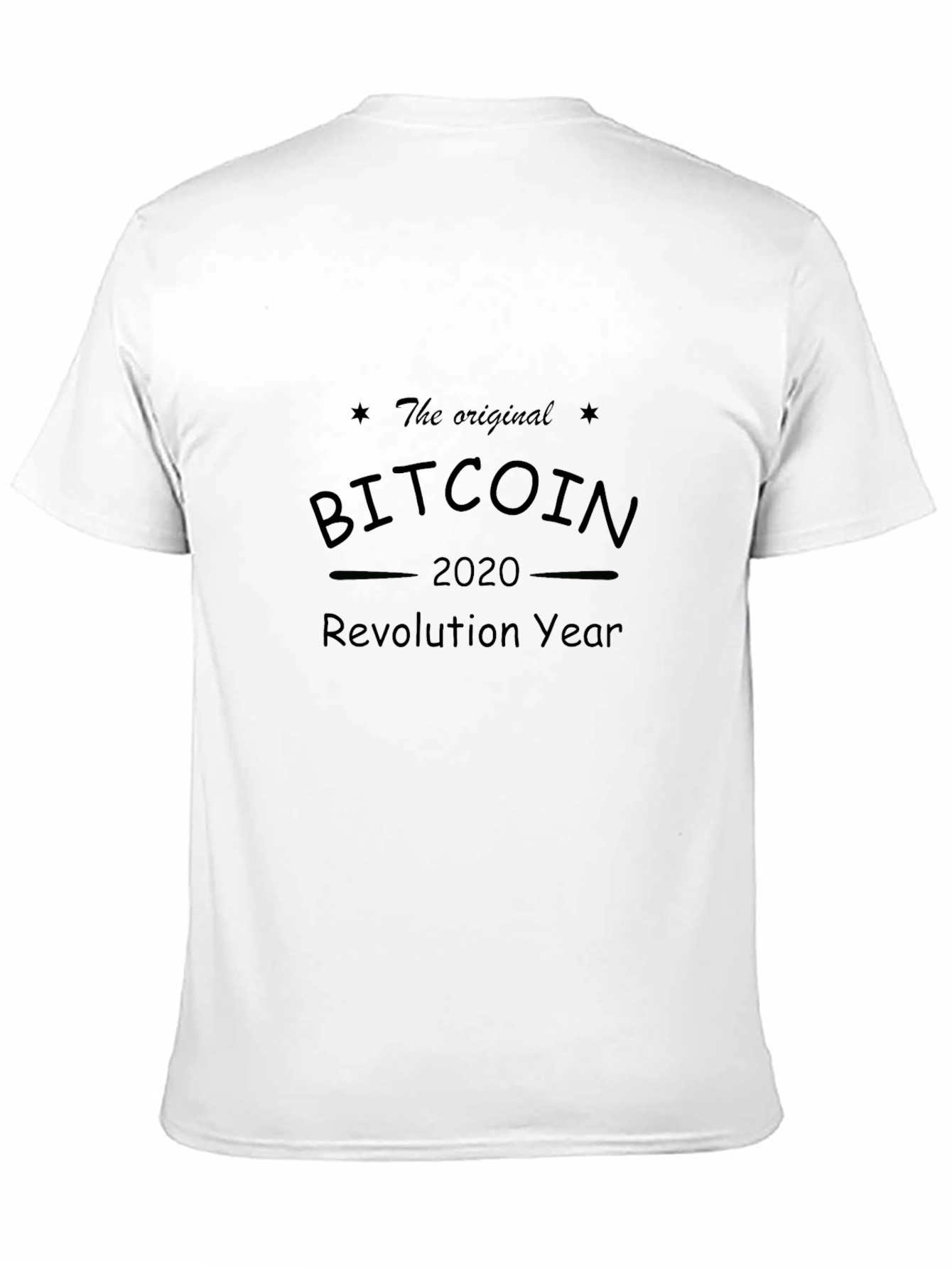 Bitcoin Revolution Year 2020 Black T-Shirt