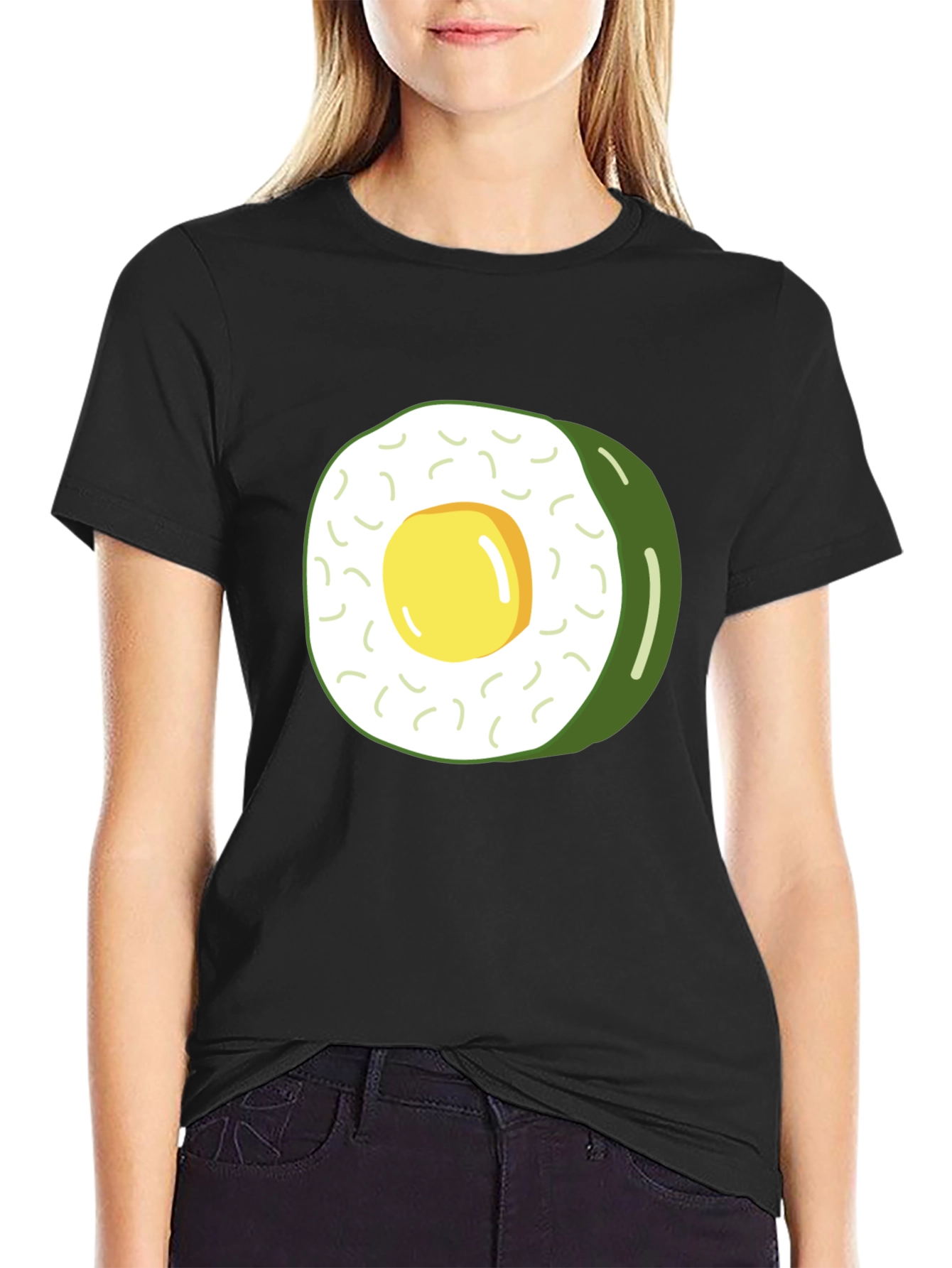 Sushi Roll Graphic T-Shirt - Unique Foodie Tee