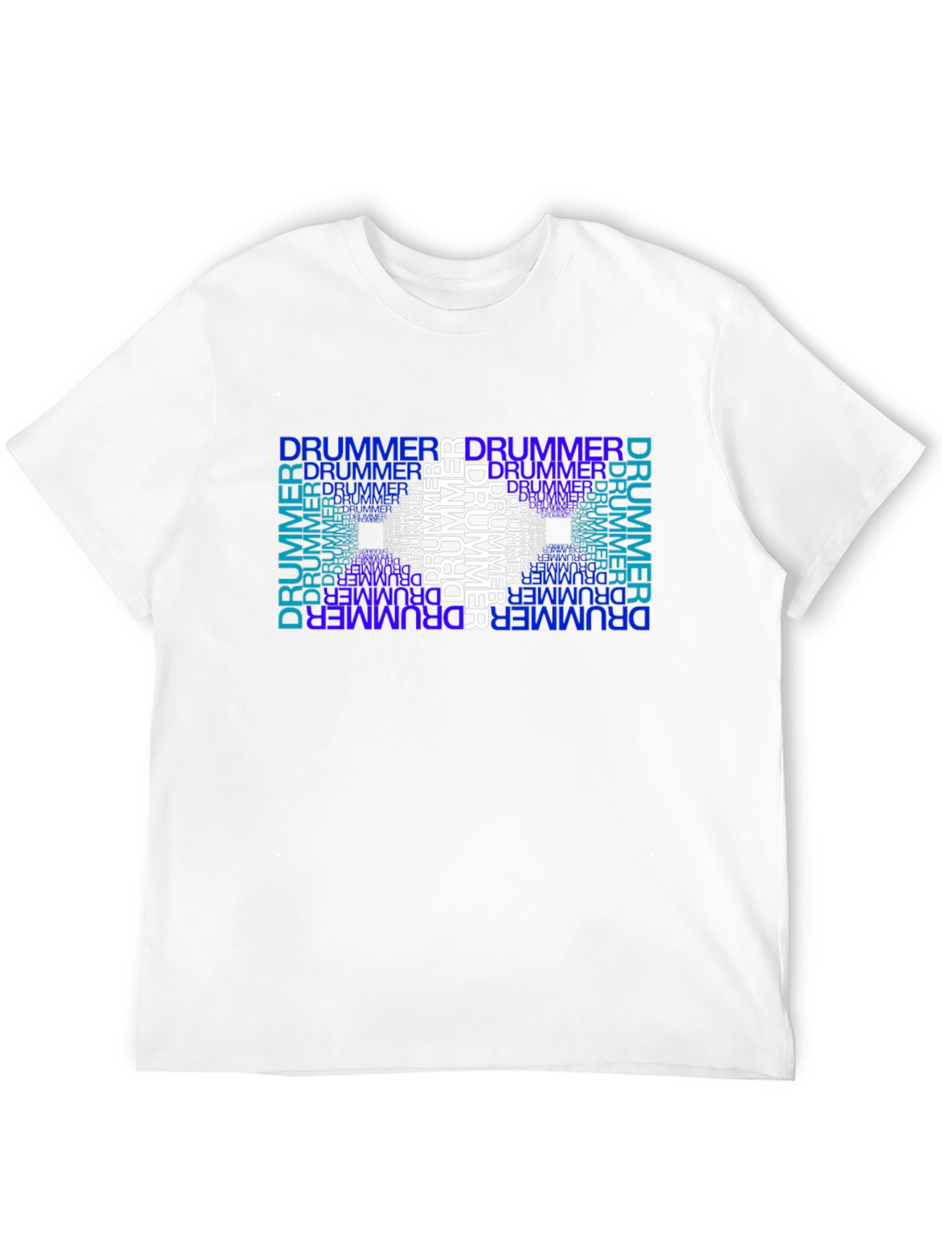 Drummer Word Art Tee - Music Lover Gift