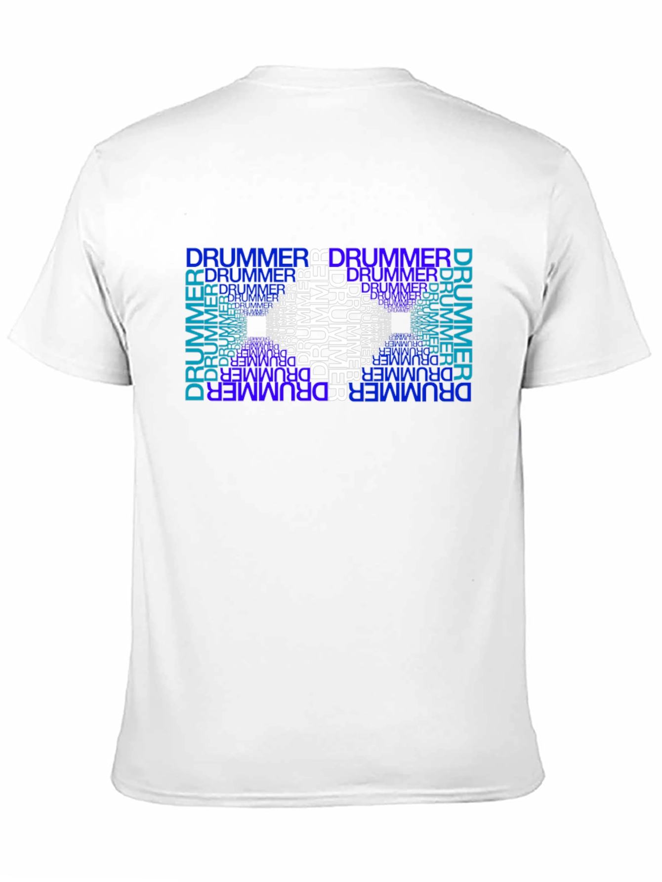 Drummer Word Art Tee - Music Lover Gift