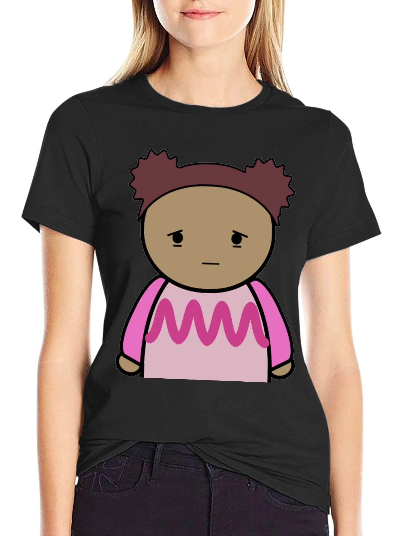 Cartoon Character Graphic T-Shirt