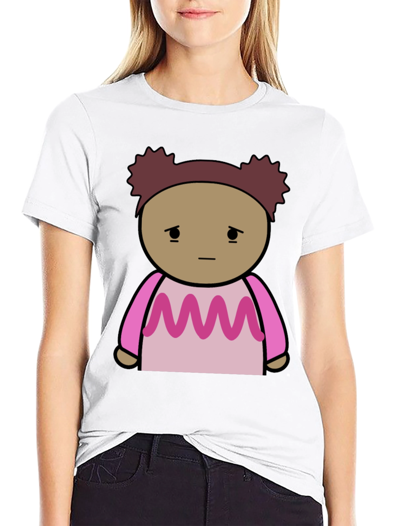 Cartoon Character Graphic T-Shirt