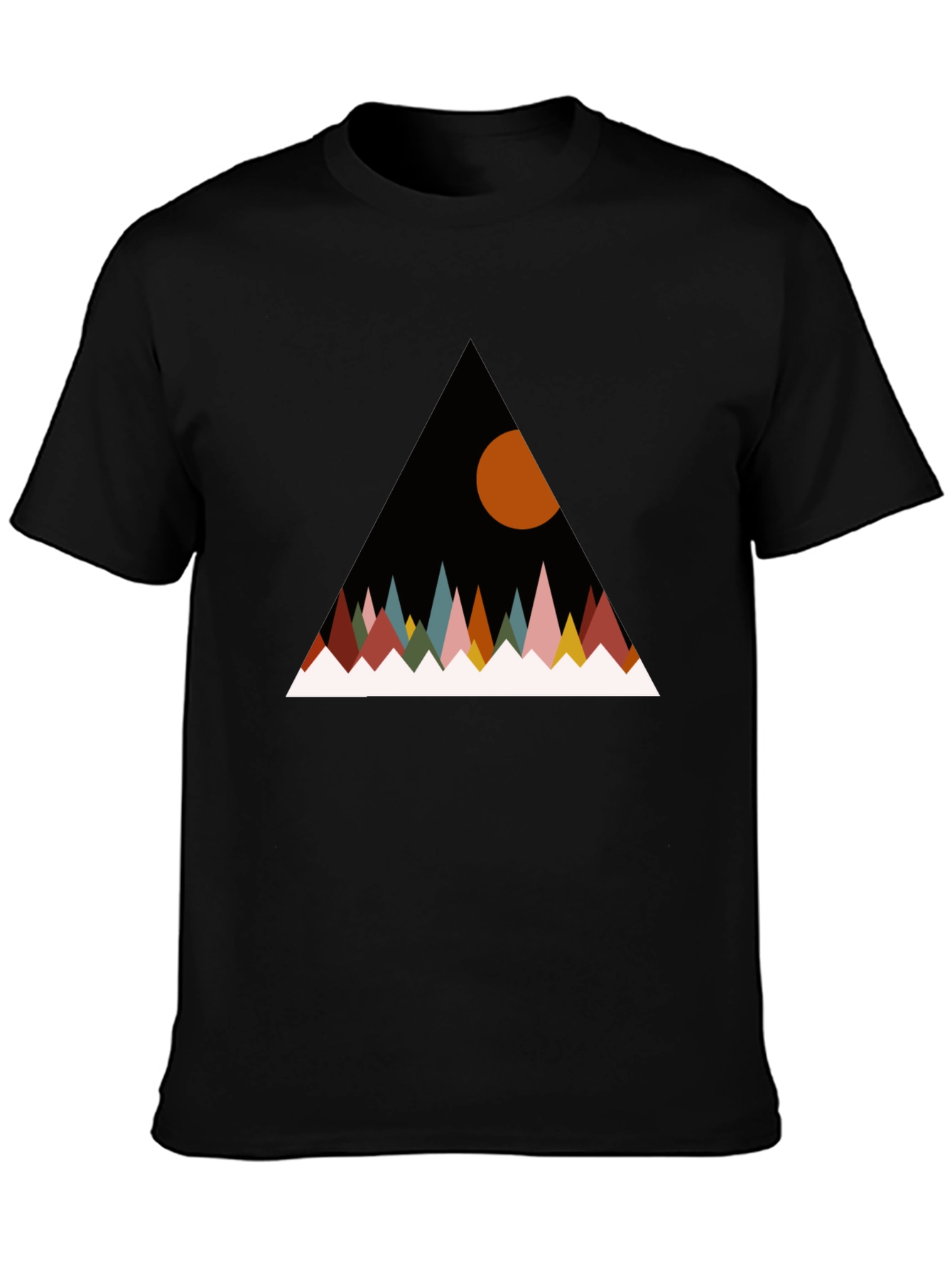 Geometric Mountain T-Shirt