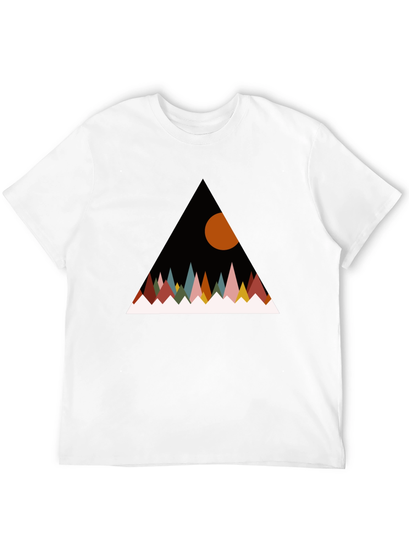 Geometric Mountain T-Shirt