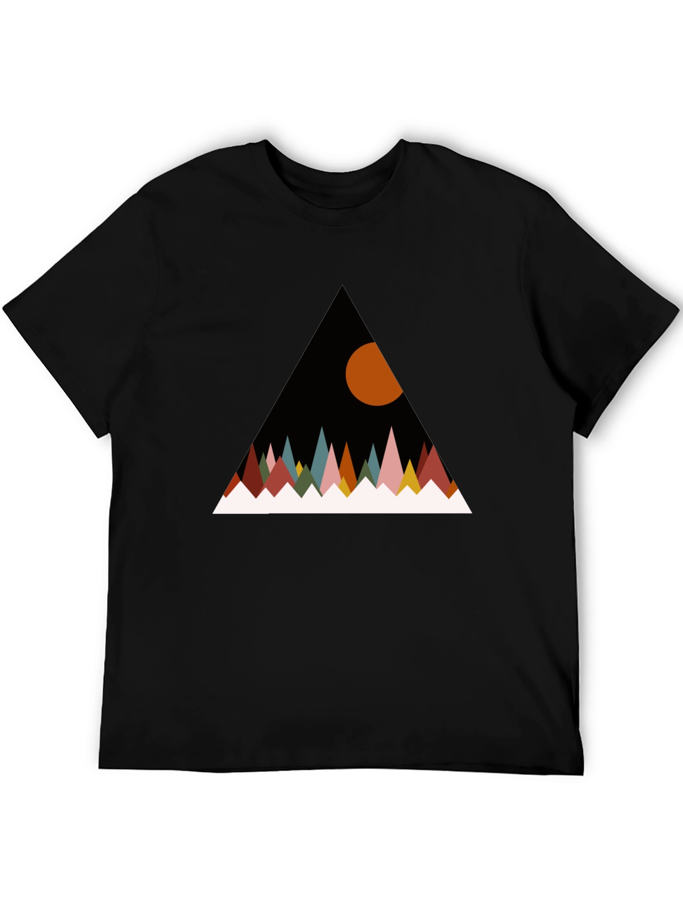 Geometric Mountain T-Shirt