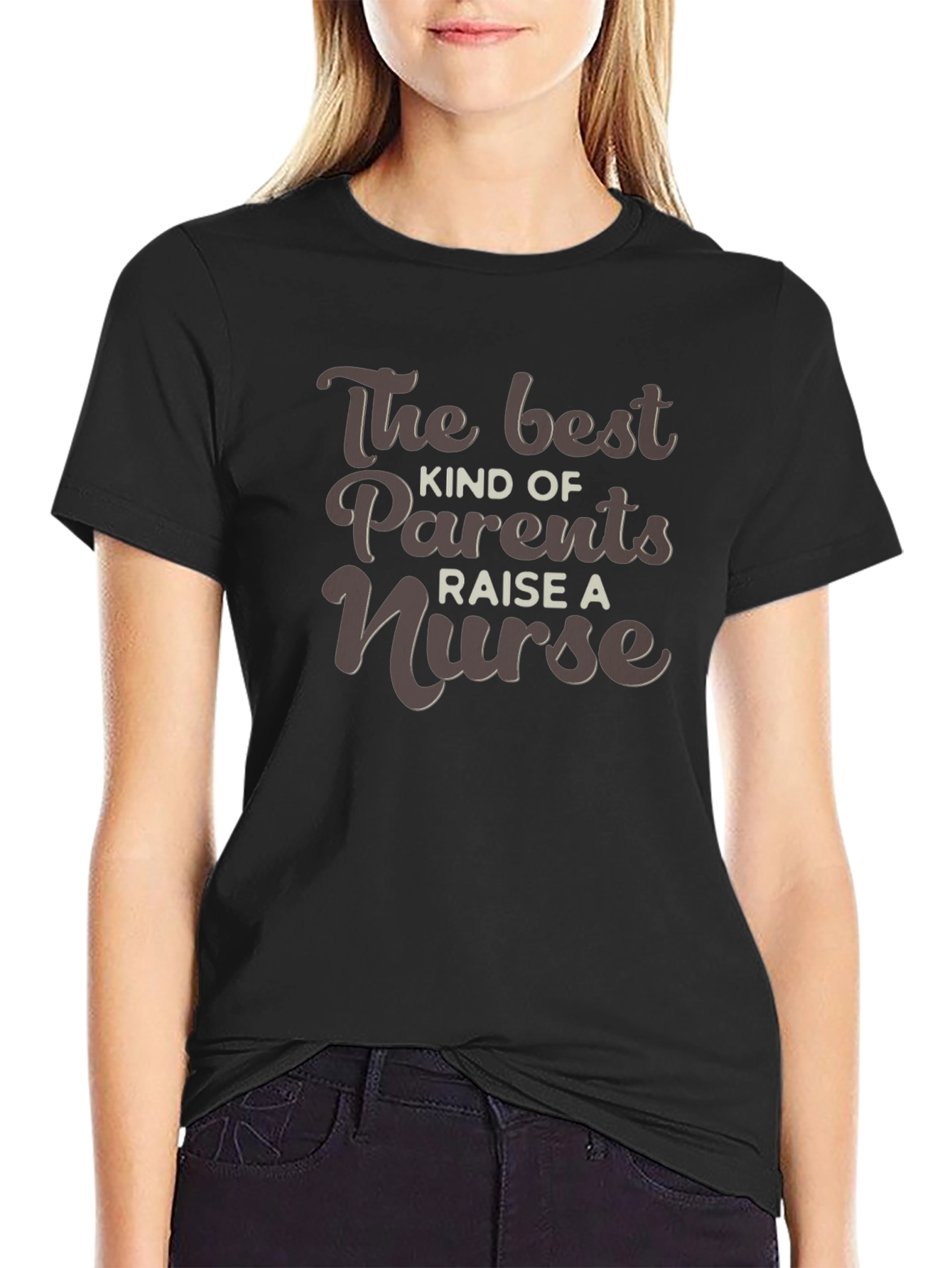 Nurse Parent Pride Black T-Shirt