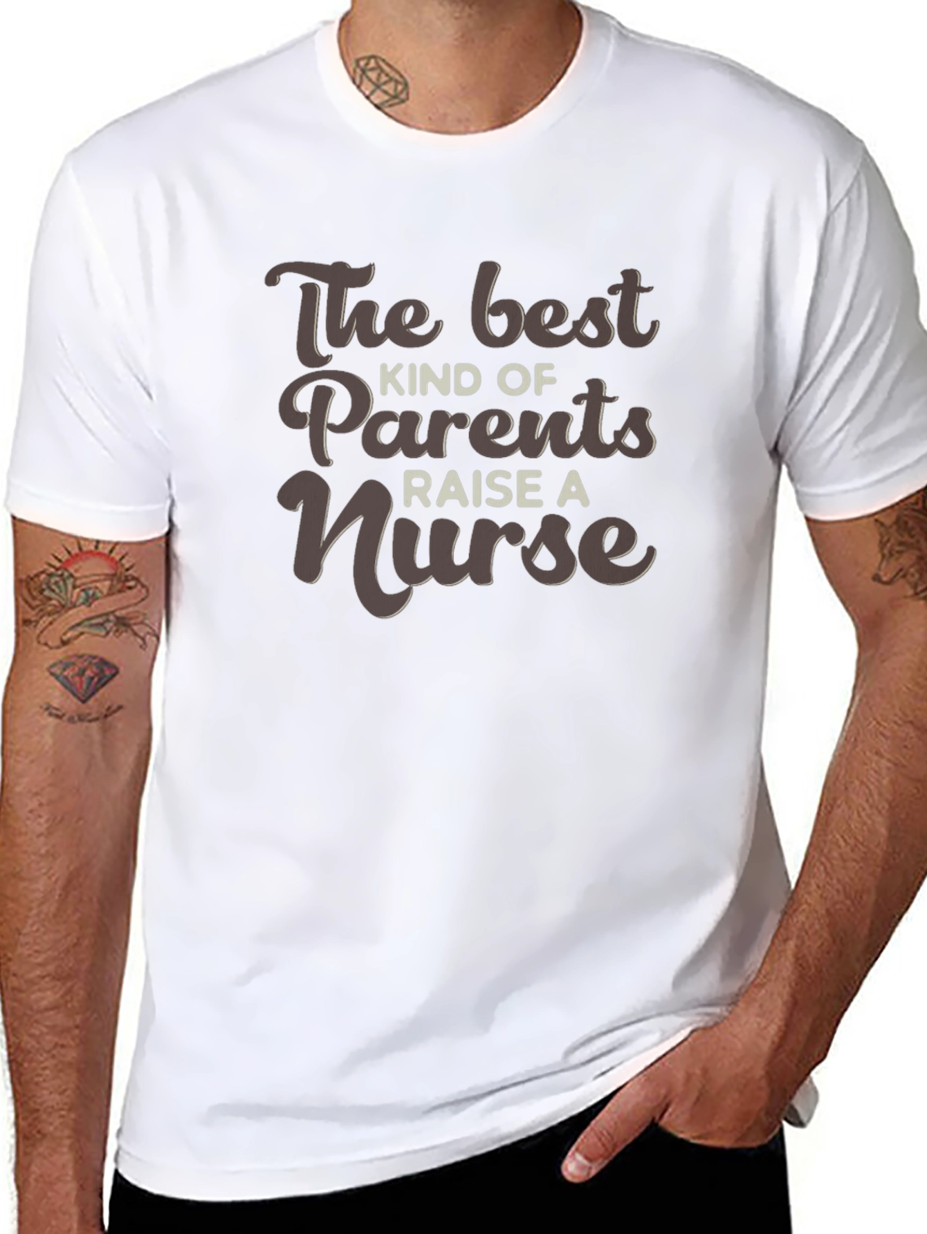 Nurse Parent Pride Black T-Shirt