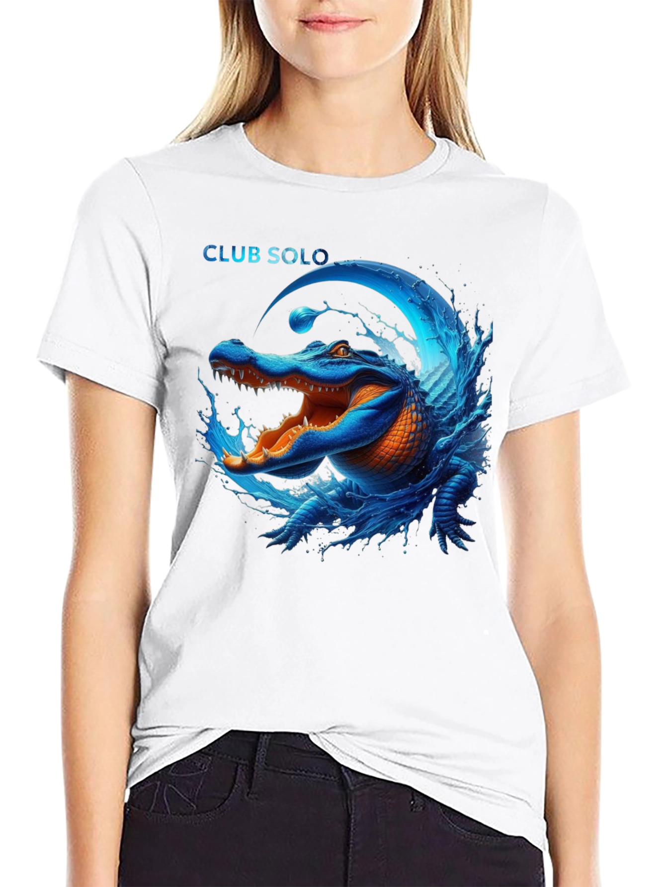 Club Solo Alligator Graphic Tee
