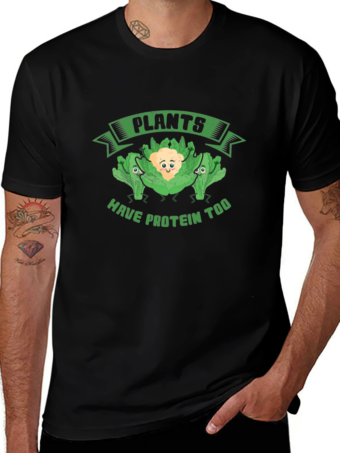 Plants Have Protein Too Graphic Tee