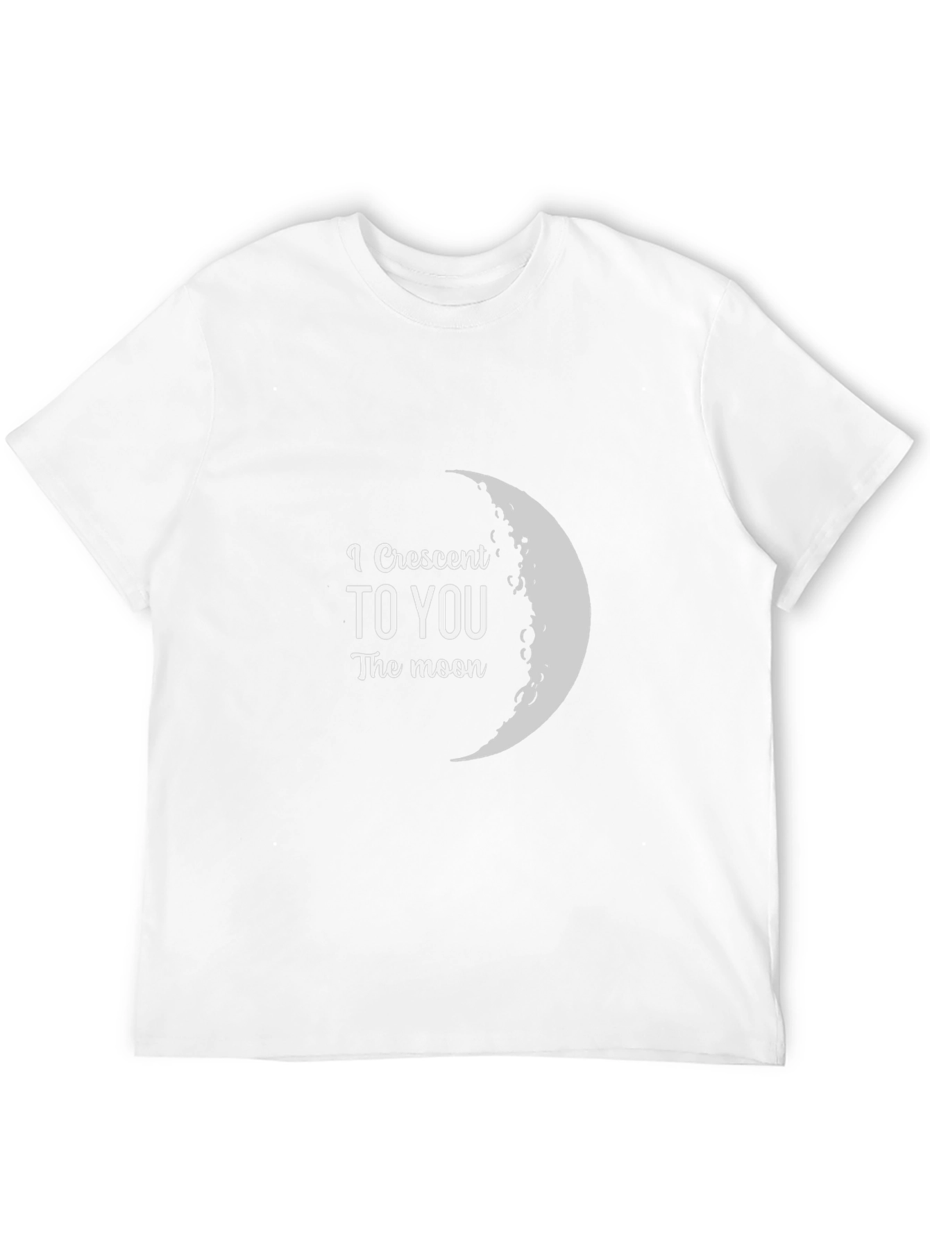 Crescent Moon Graphic Tee - I Crescent To You