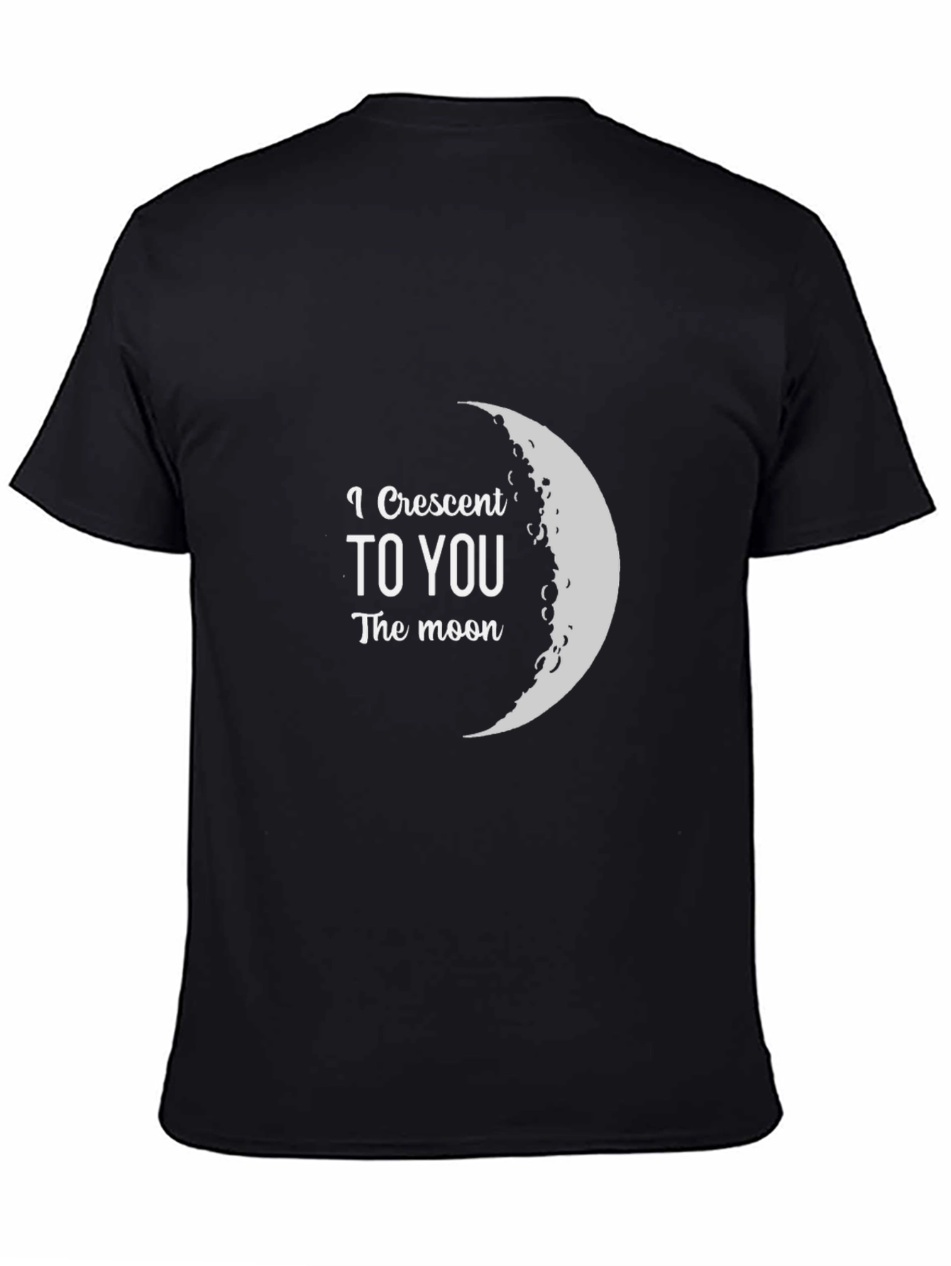Crescent Moon Graphic Tee - I Crescent To You
