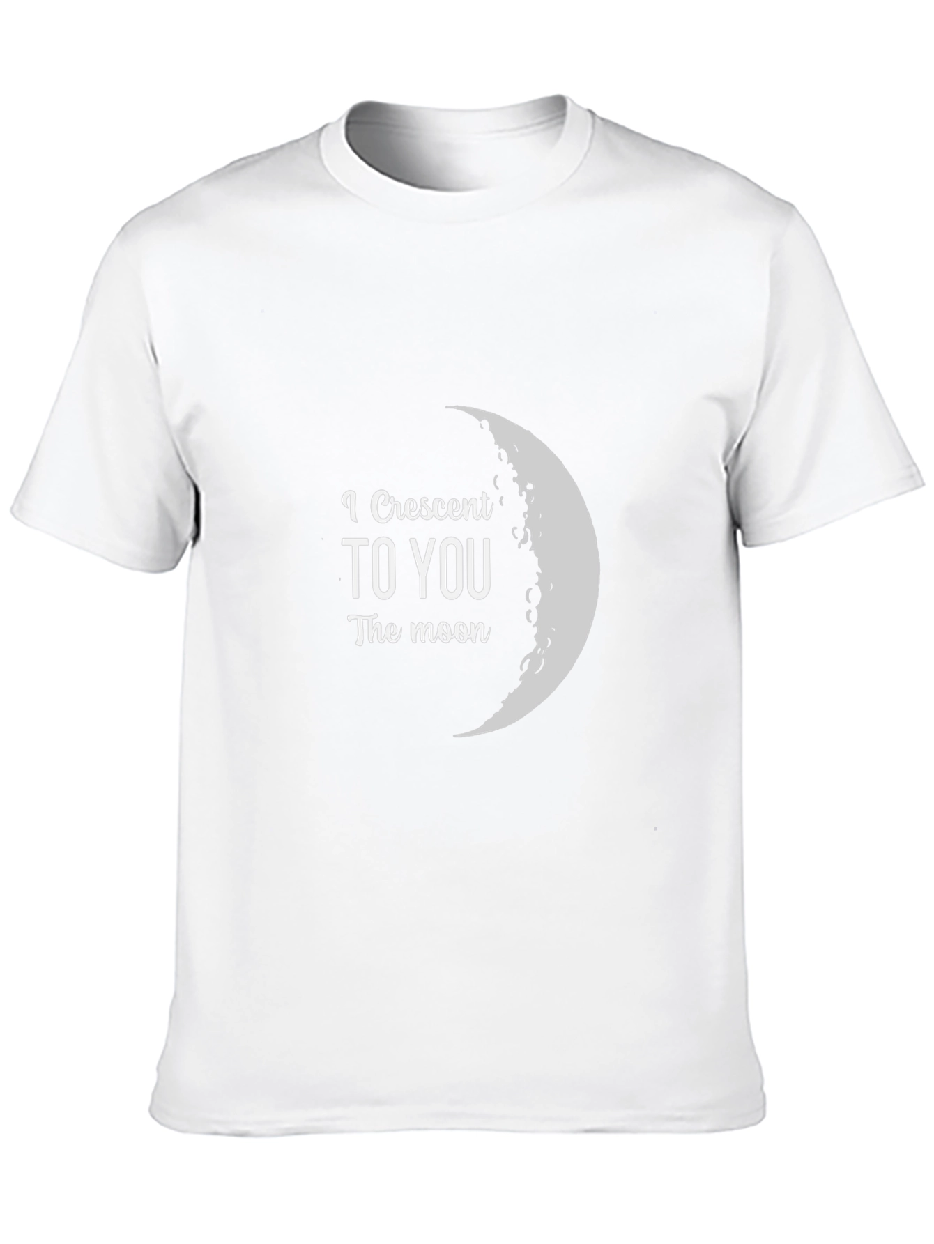 Crescent Moon Graphic Tee - I Crescent To You