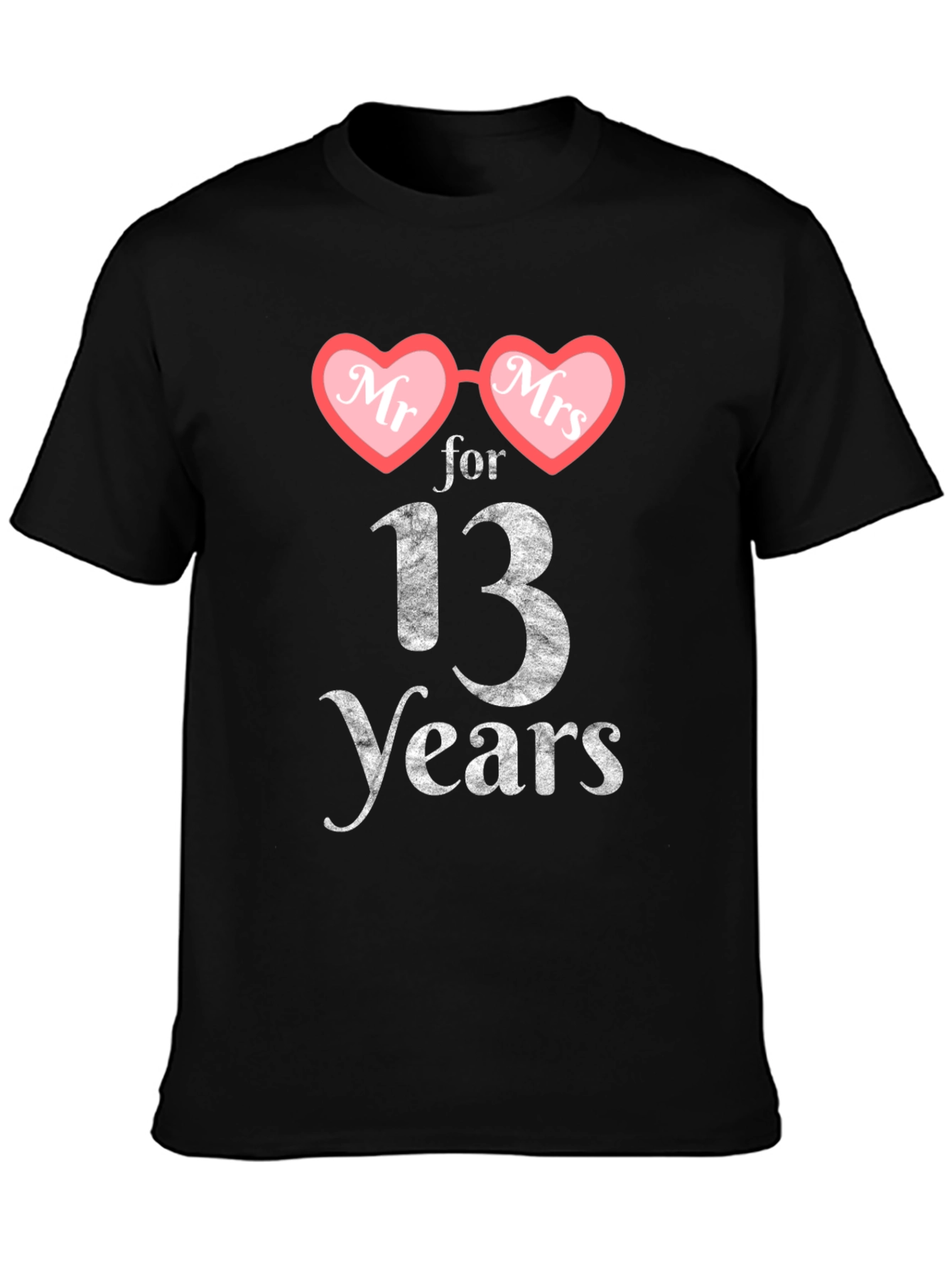 Mr & Mrs 13 Years Anniversary T-Shirt