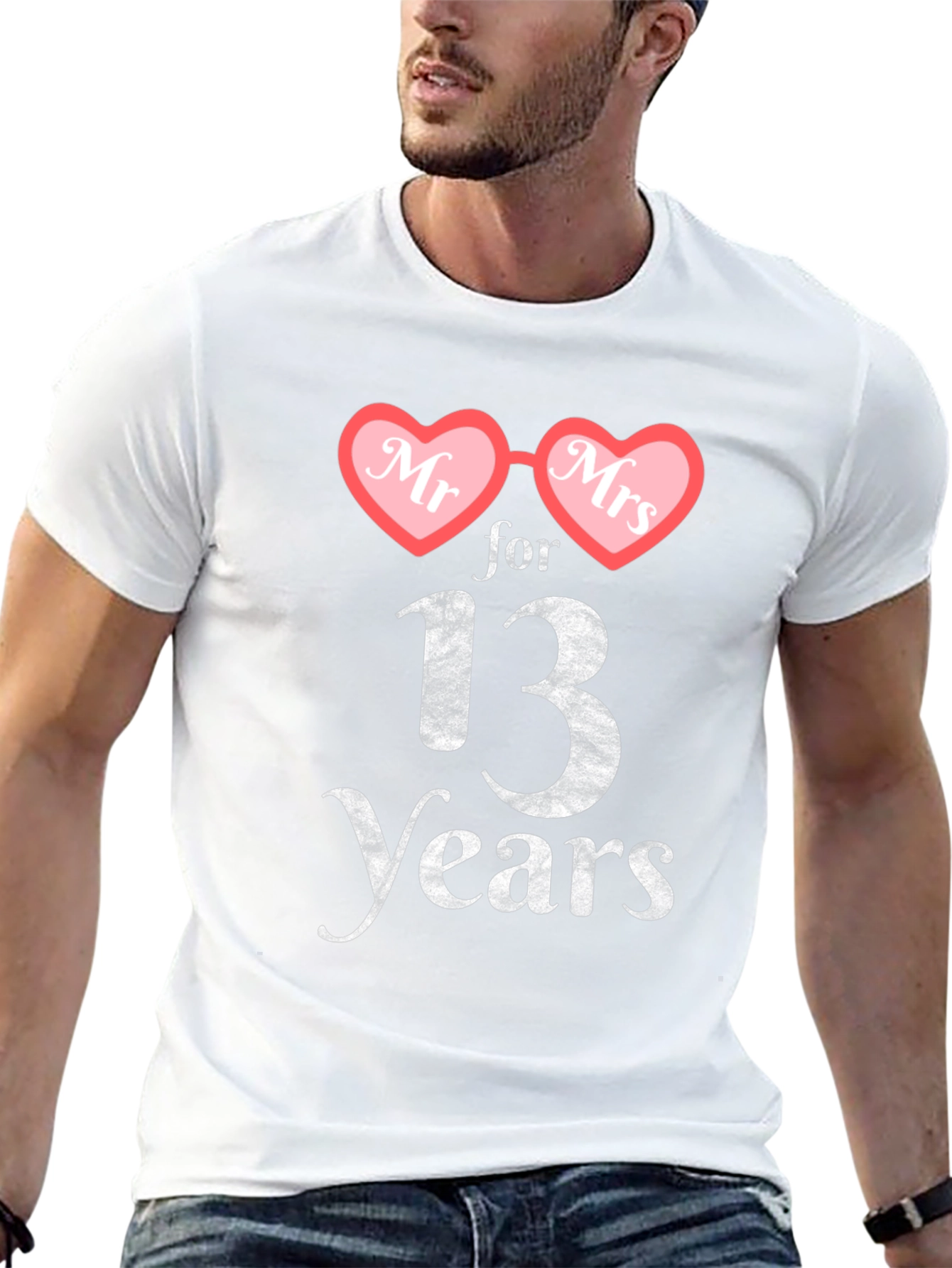 Mr & Mrs 13 Years Anniversary T-Shirt