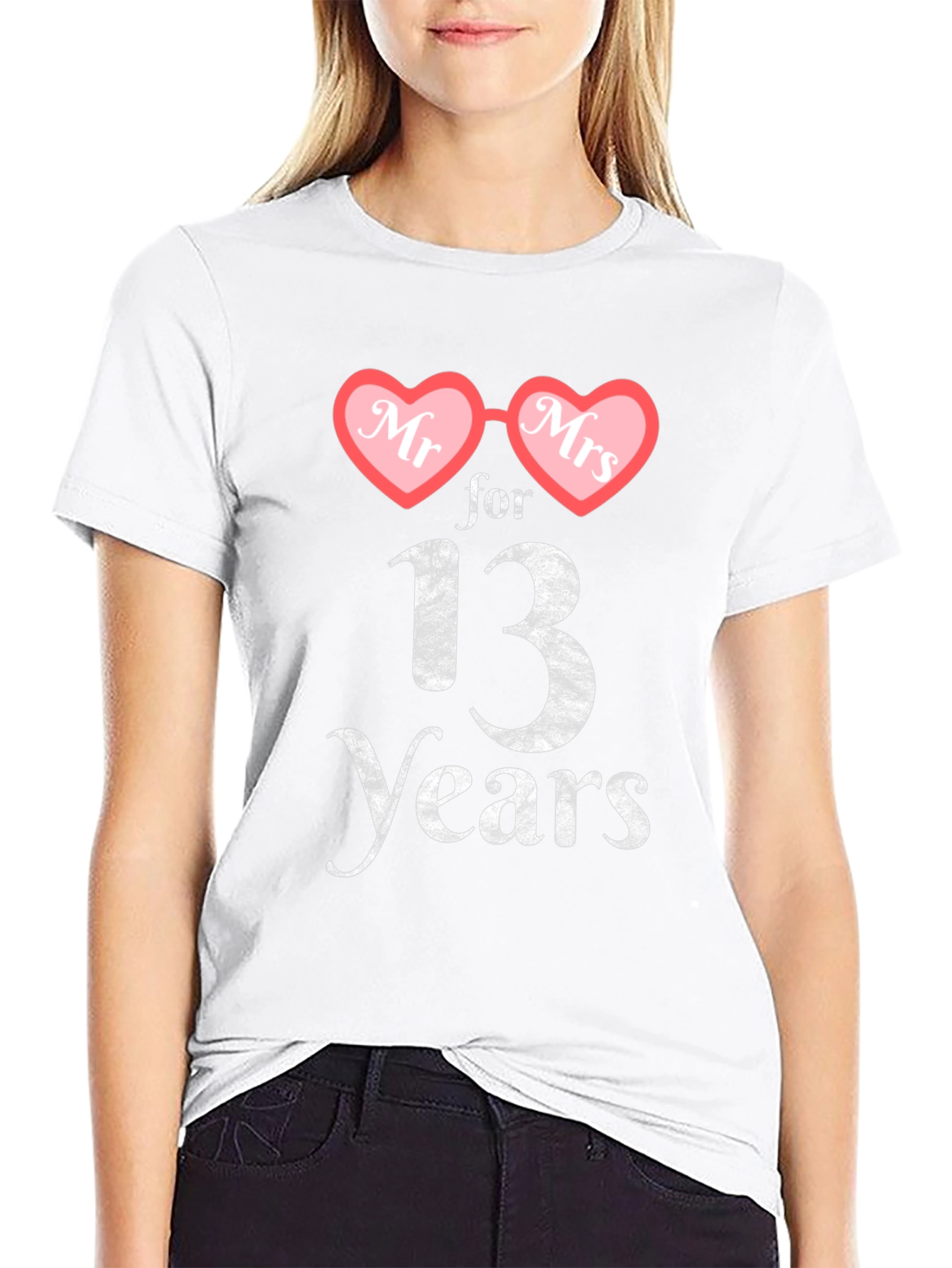 Mr & Mrs 13 Years Anniversary T-Shirt