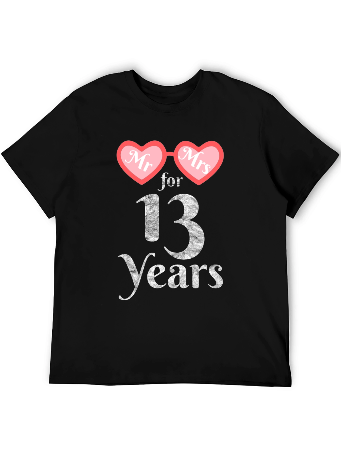 Mr & Mrs 13 Years Anniversary T-Shirt