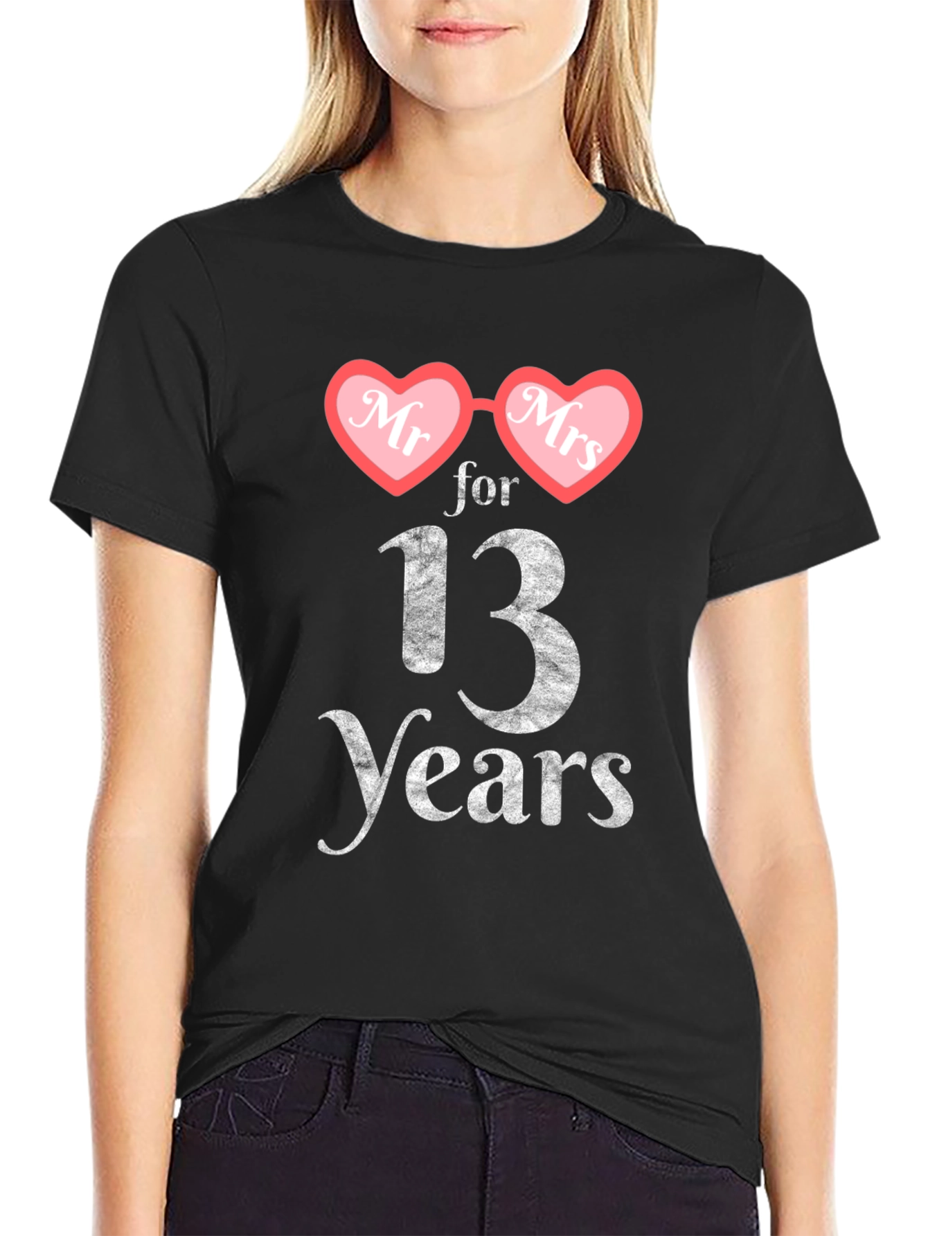Mr & Mrs 13 Years Anniversary T-Shirt