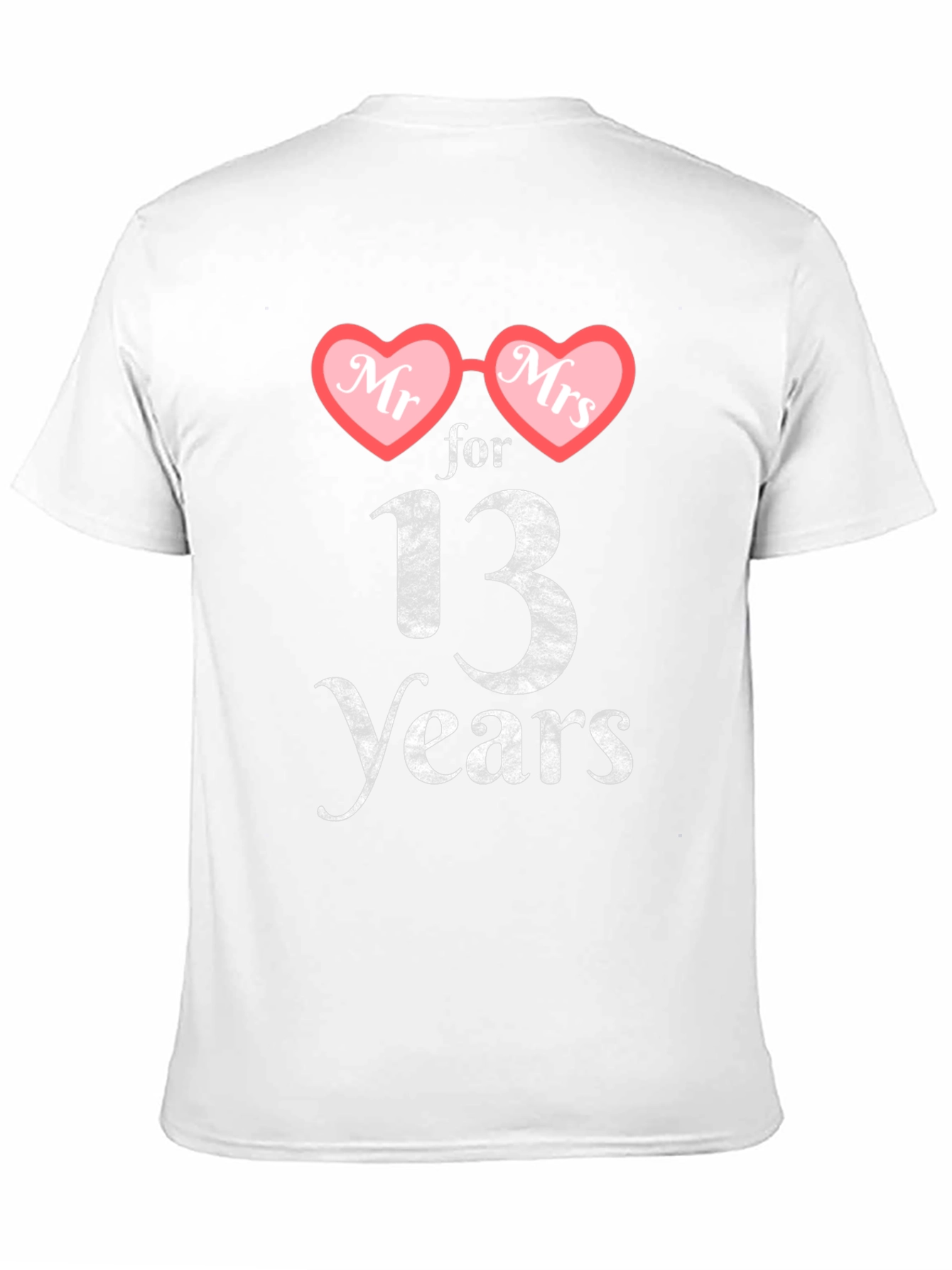 Mr & Mrs 13 Years Anniversary T-Shirt