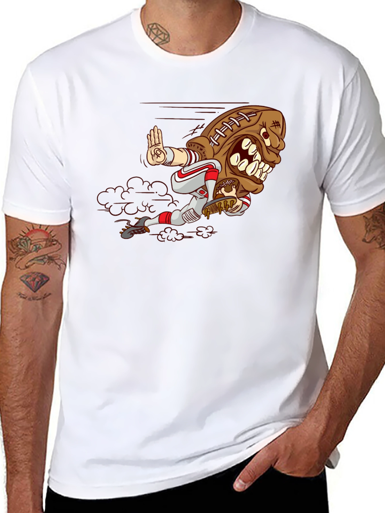 Football Monster Graphic Tee