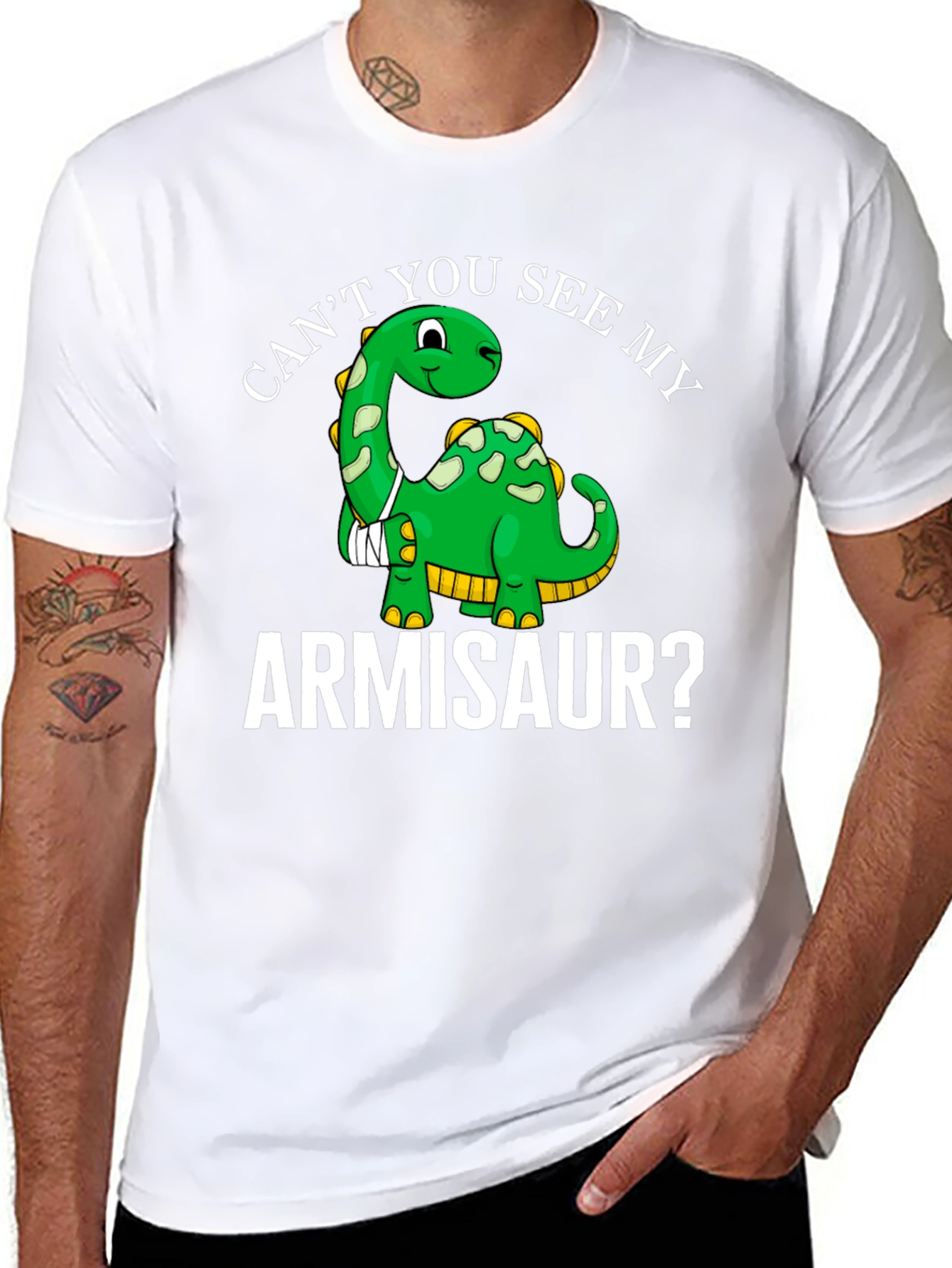 Armisaur T-Shirt - Dinosaur Pun Tee