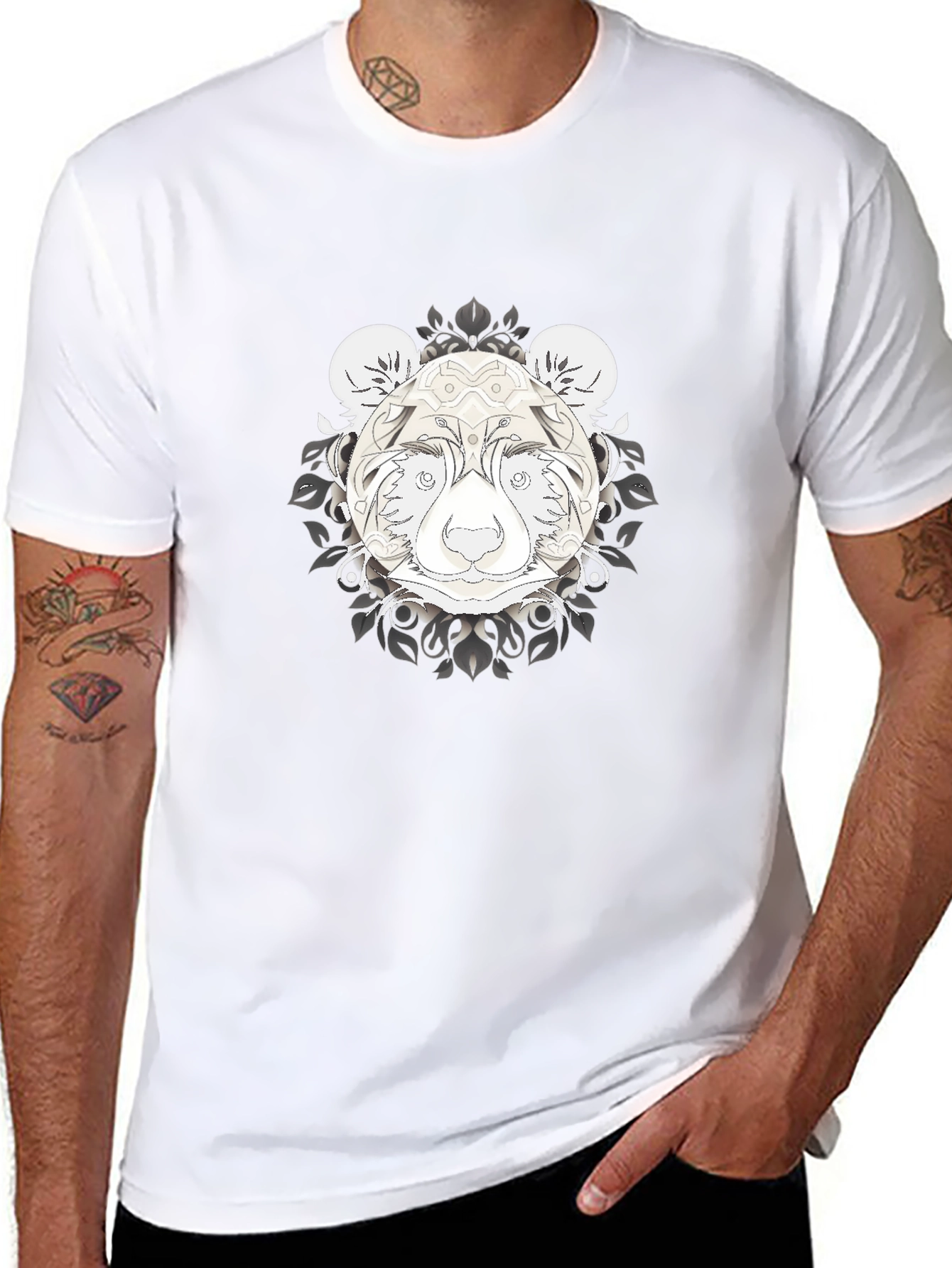 Panda Bear Graphic Tee - Stylish Comfort