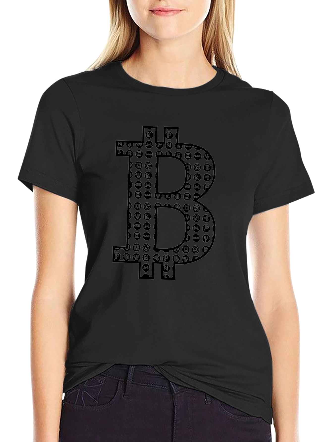 Bitcoin Crypto T-Shirt - Black Graphic Tee