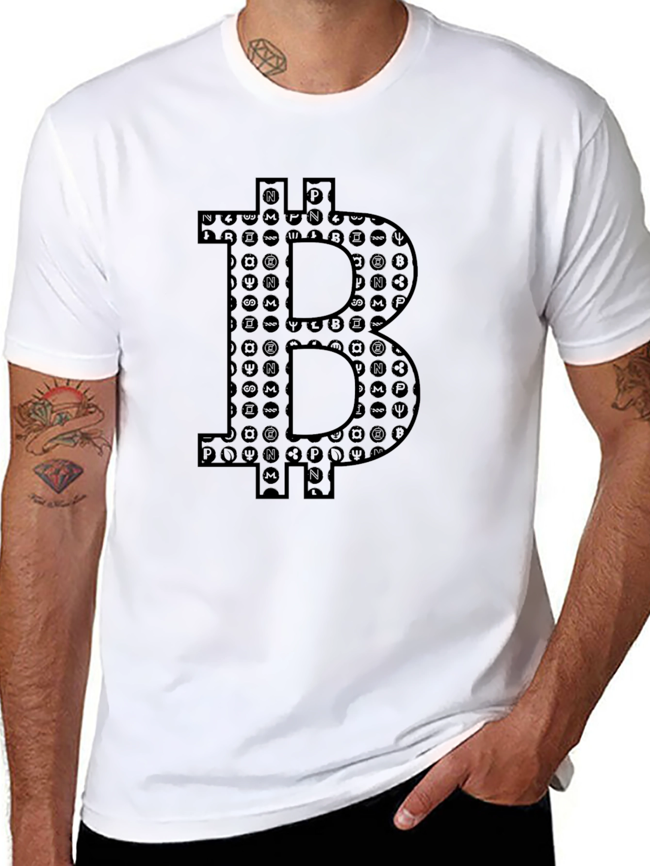 Bitcoin Crypto T-Shirt - Black Graphic Tee